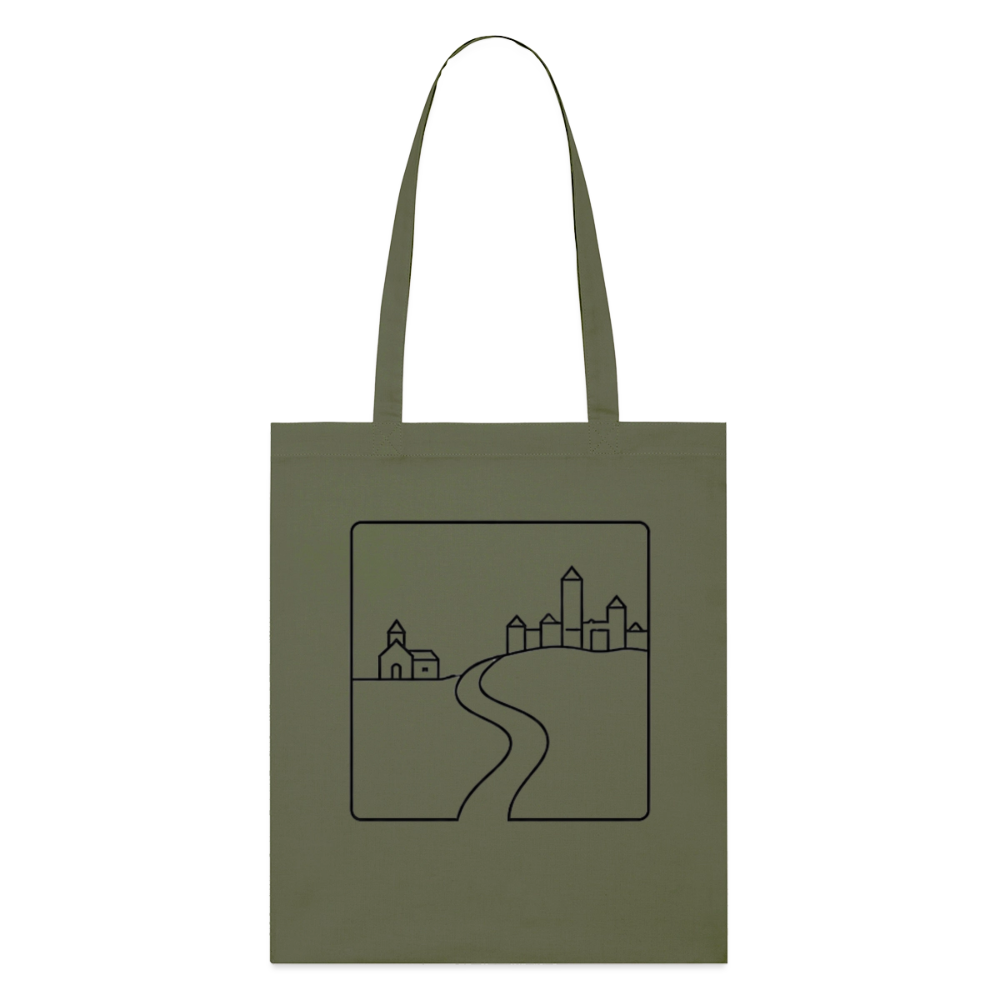 Place & Connect, Stoffbeutel aus Bio-Baumwolle - khaki