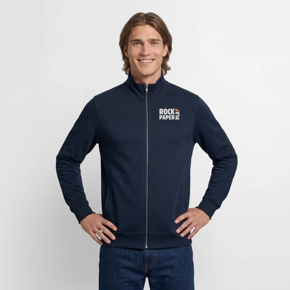 Good Games Only - unisex Sweatshirt-Jacke aus Bio-Baumwollgemisch - Navy
