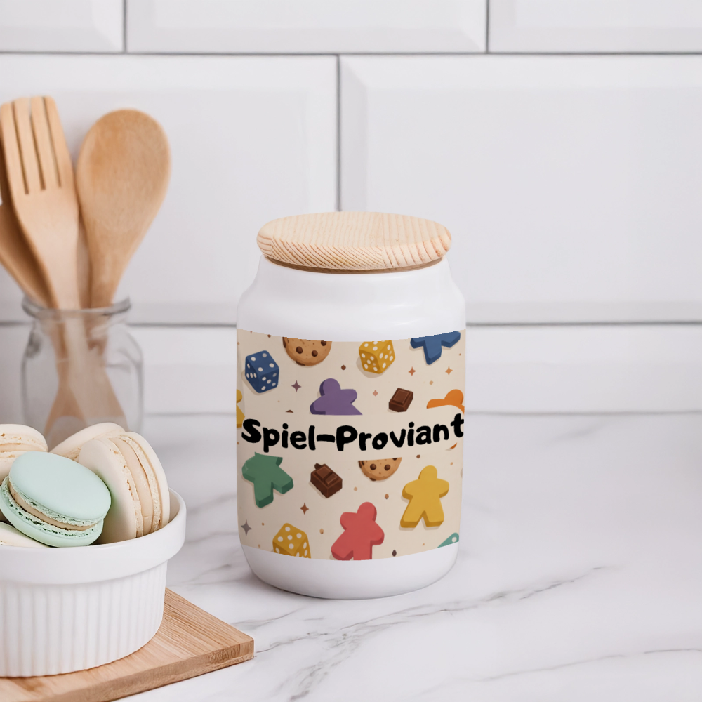 Spiel-Proviant -  Keksdose - Weiß