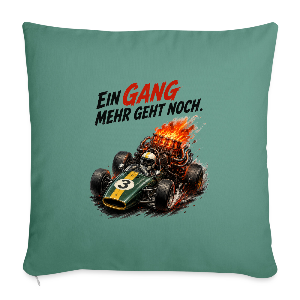 Ein Gang mehr - Sofakissen mit Füllung 44 x 44 cm - Tanngrün