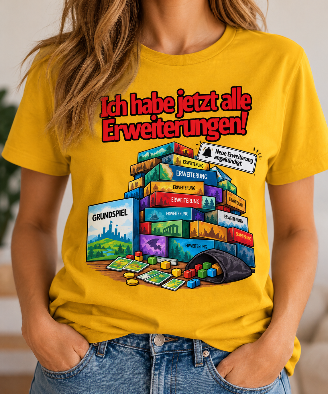 Ich hab jetzt alle Erweiterungen - Heavy Cotton T-Shirt