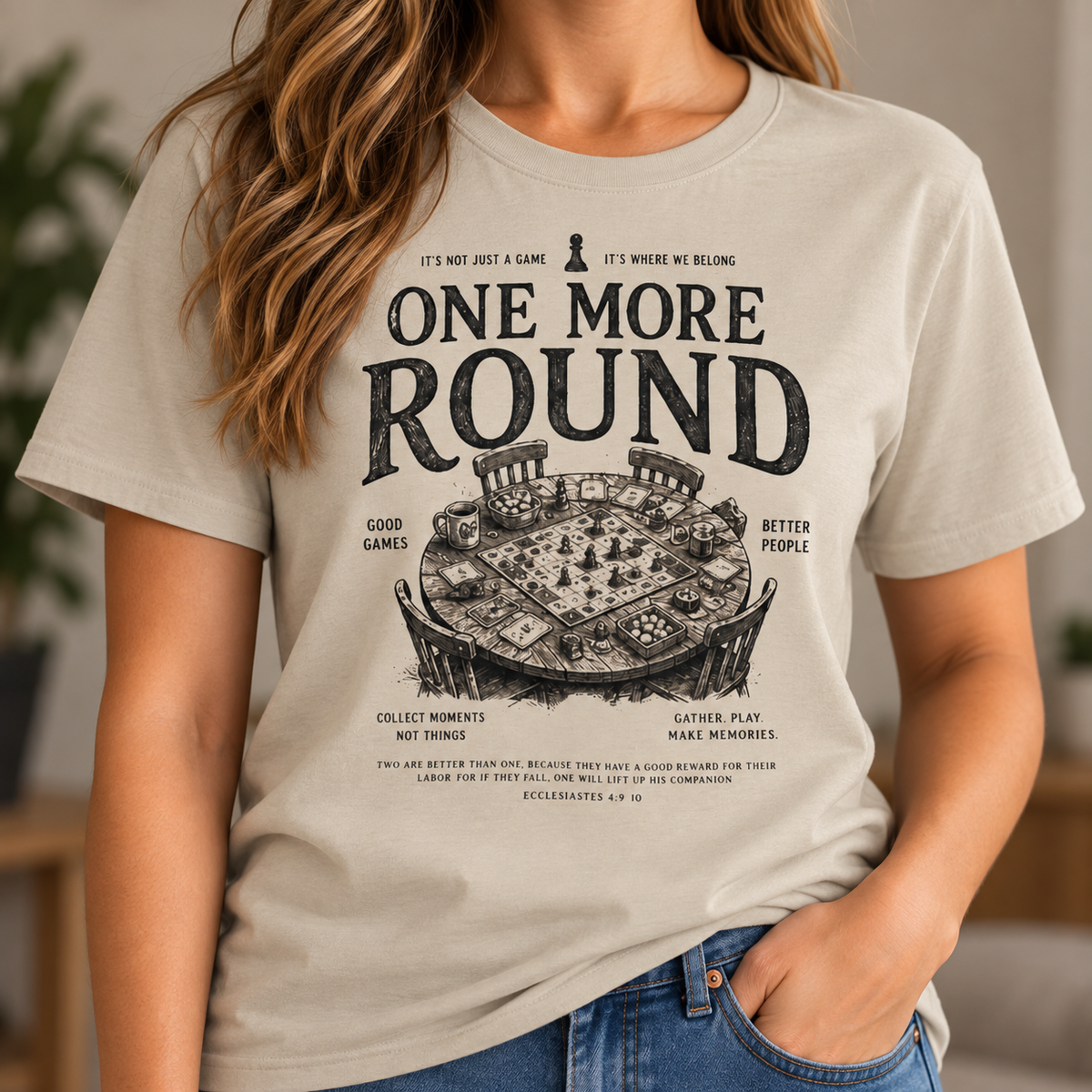 One More Round - Heavy Cotton T-Shirt