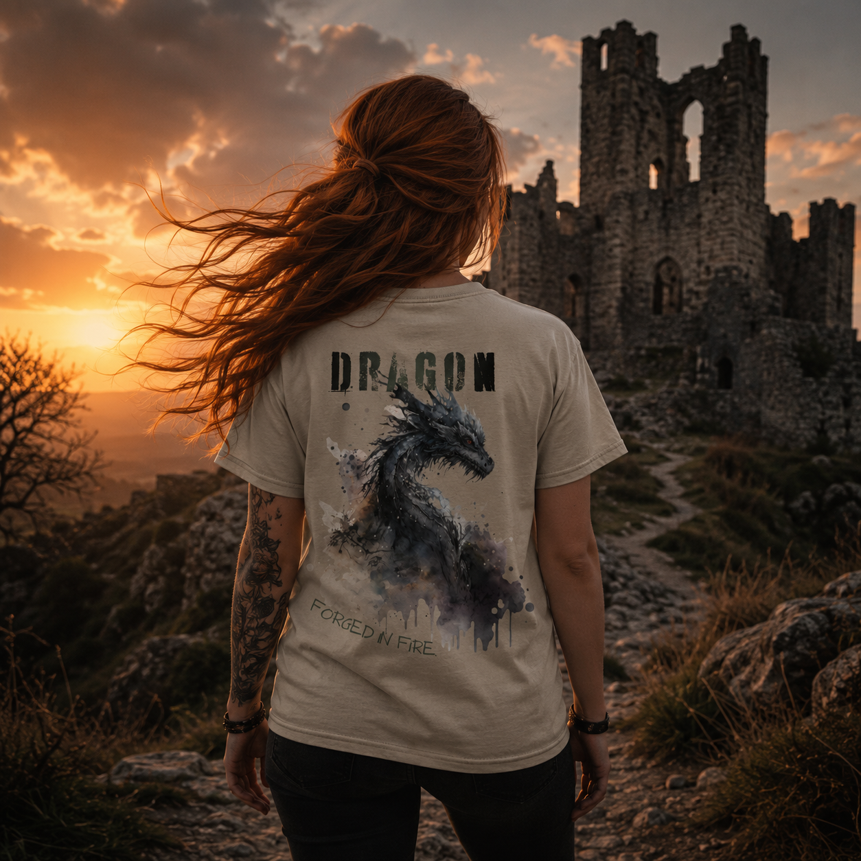 Dragon – Forged in Fire - Heavy Cotton T-Shirt