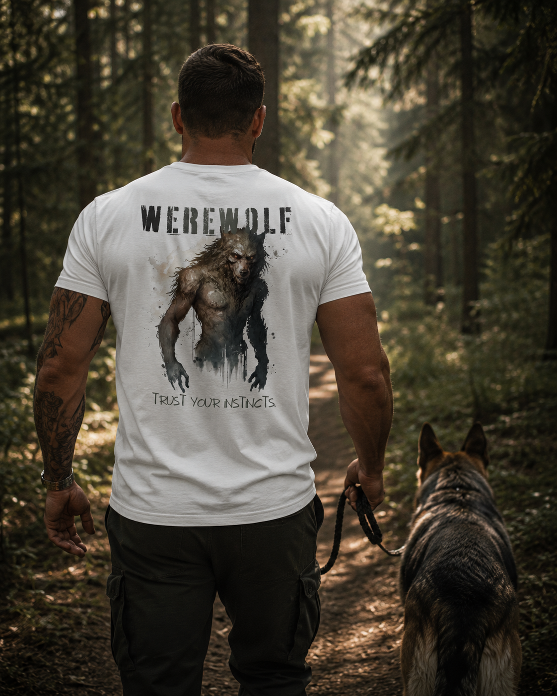 Werewolf – Trust Your Instincts - Heavy Cotton T-Shirt