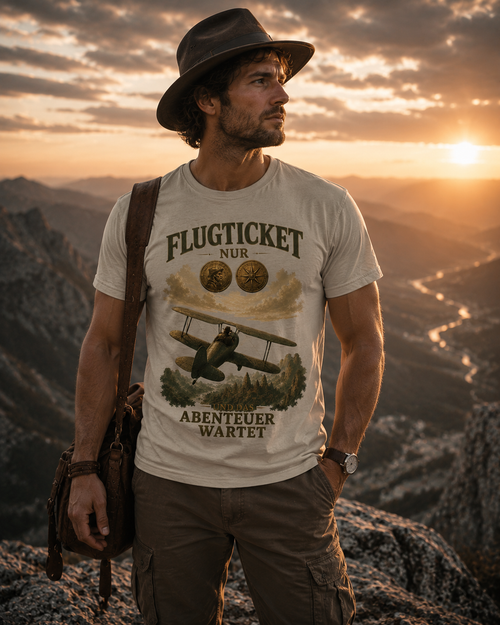 Adventure Ticket - Heavy Cotton T-Shirt