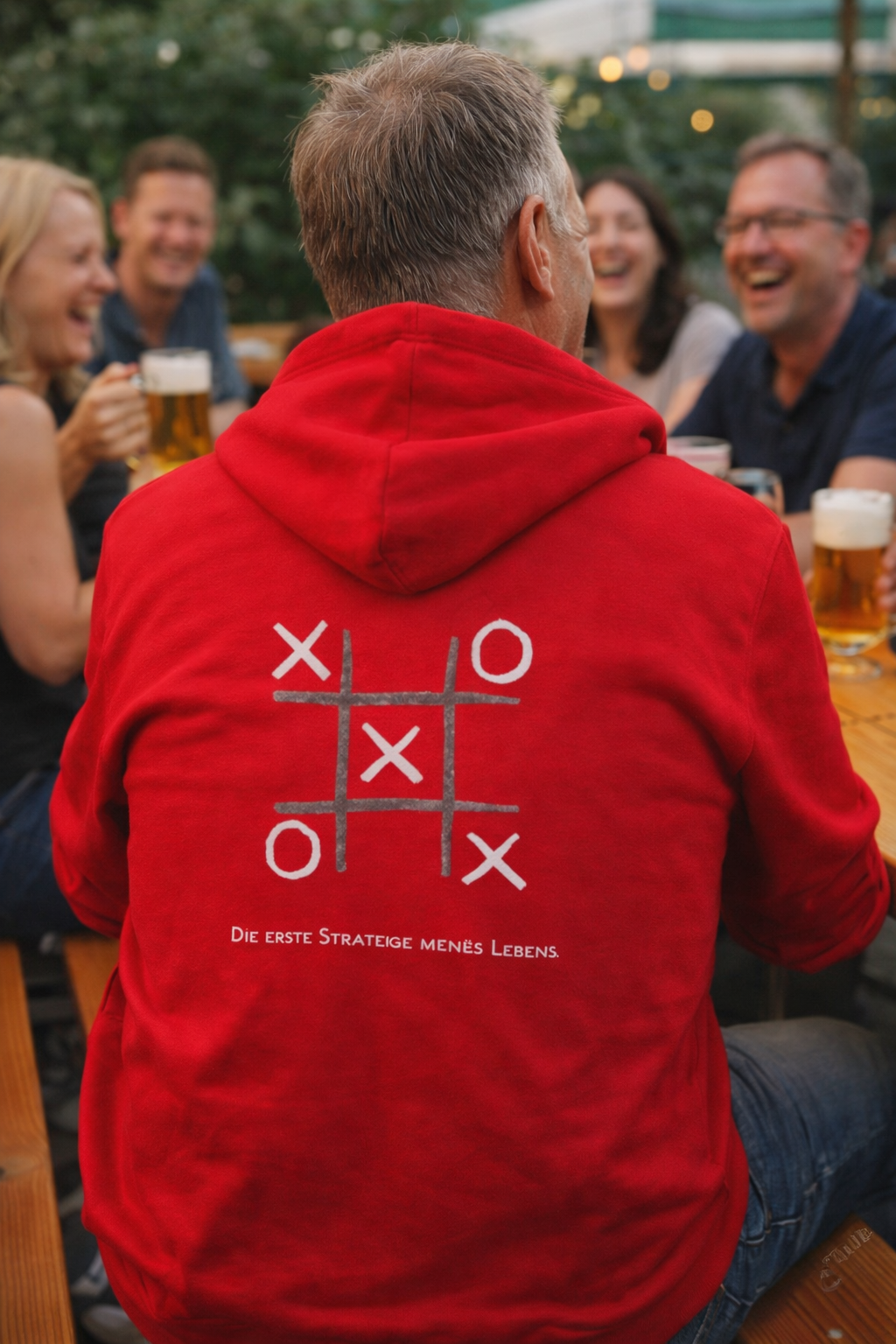 Erste Strategie, unisex Kapuzenpullover aus Bio-Baumwollgemisch