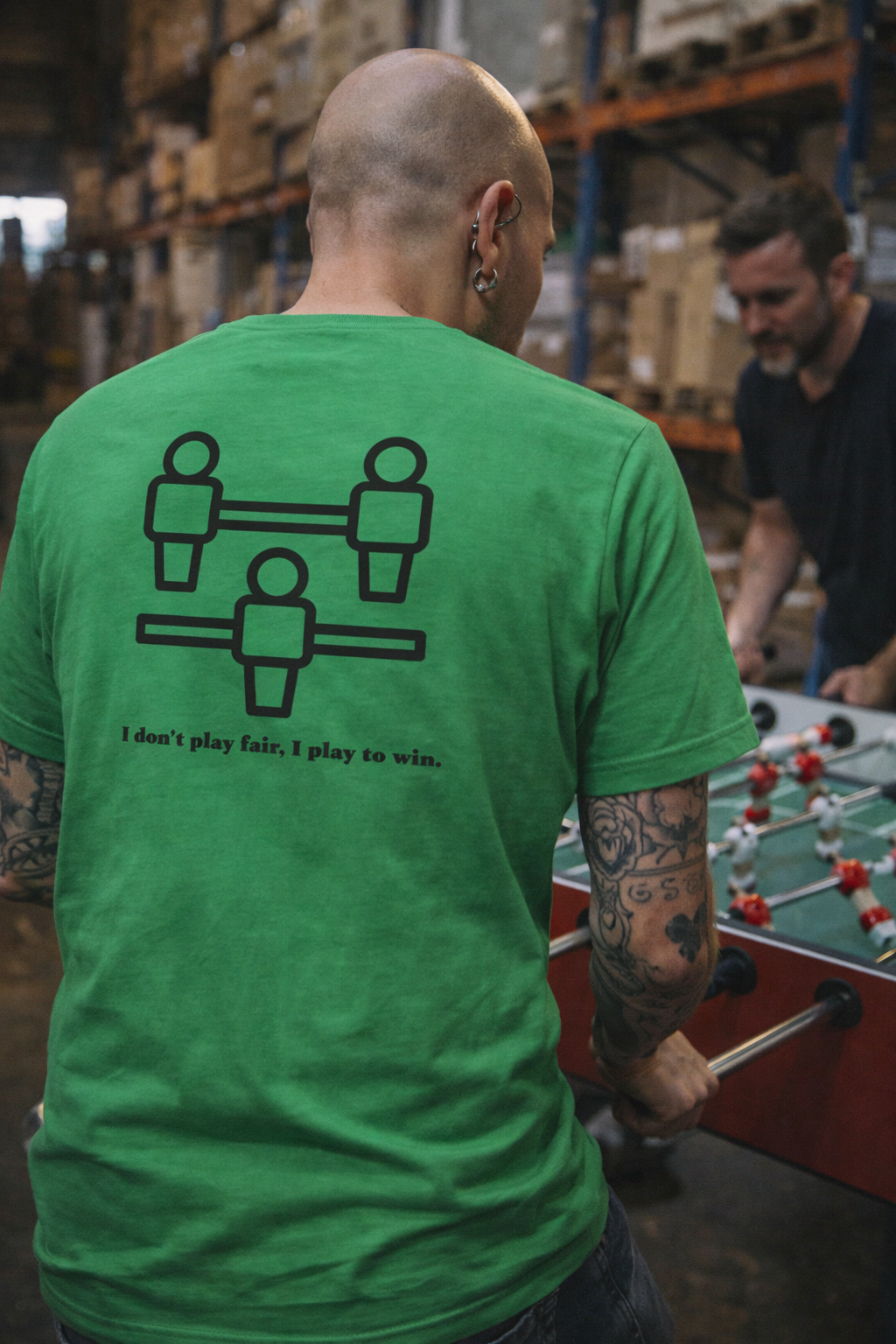 I don´t play fair,  unisex T-Shirt aus Bio-Baumwolle in Umstellung