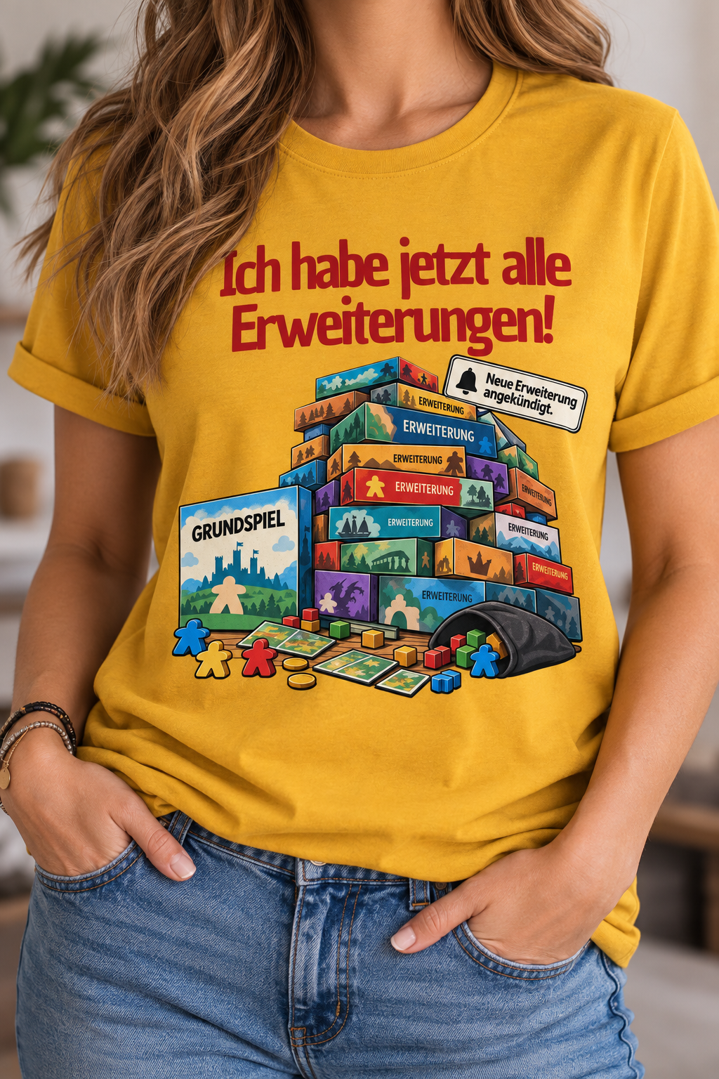 Ich hab jetzt alle Erweiterungen - Heavy Cotton T-Shirt