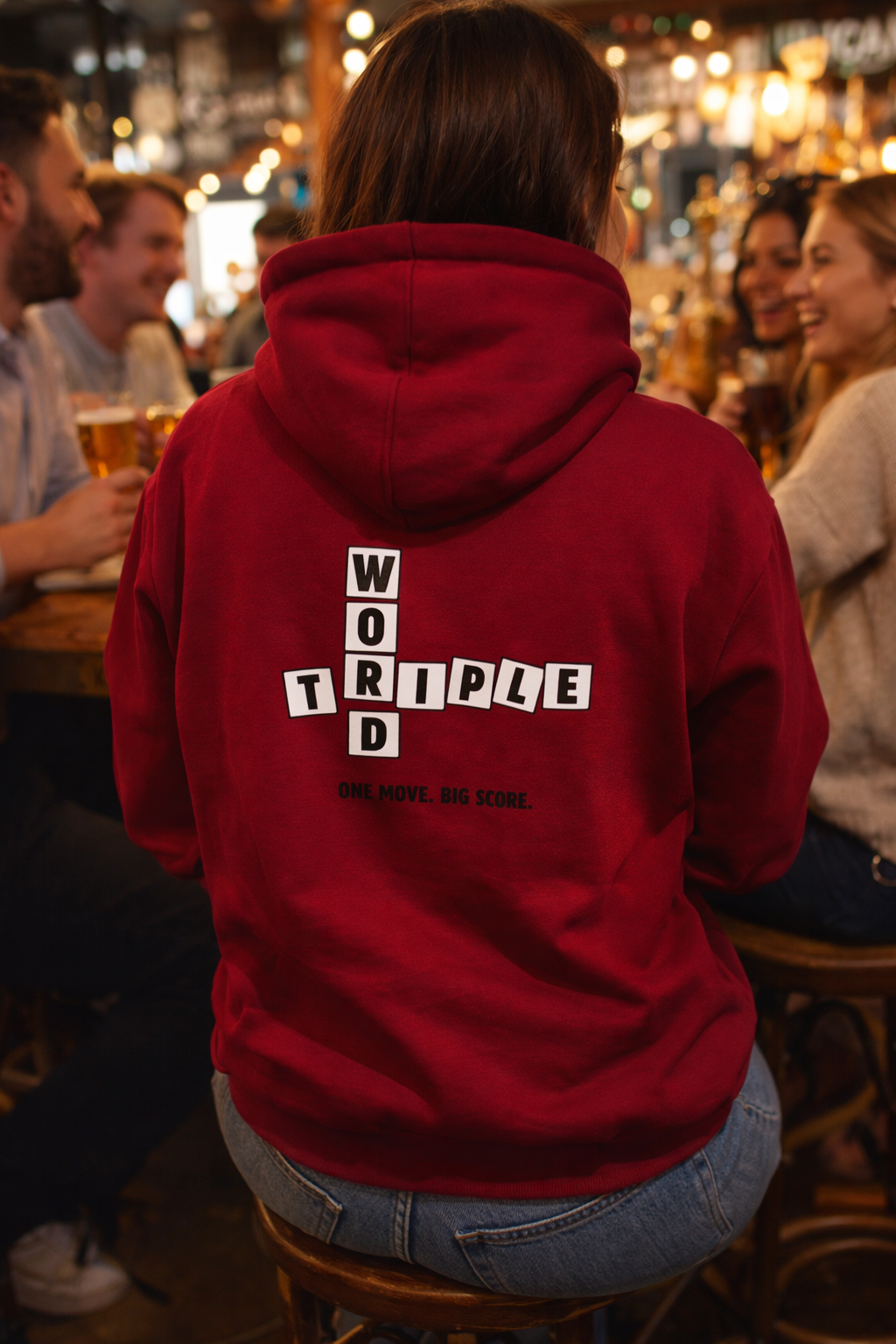 Every Letter Counts, unisex Kapuzenpullover aus Bio-Baumwollgemisch