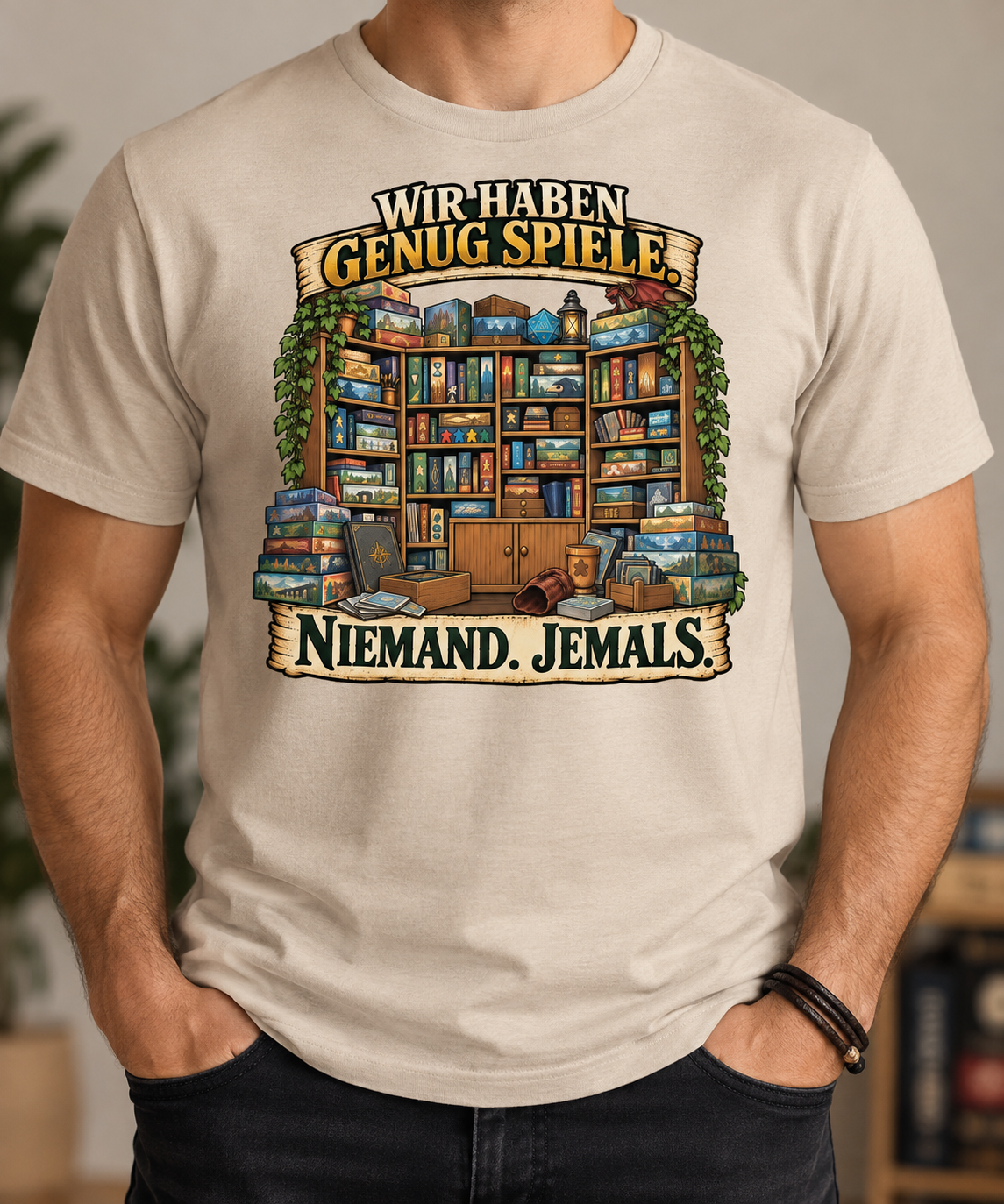 Wir haben genug Spiele - Heavy Cotton T-Shirt