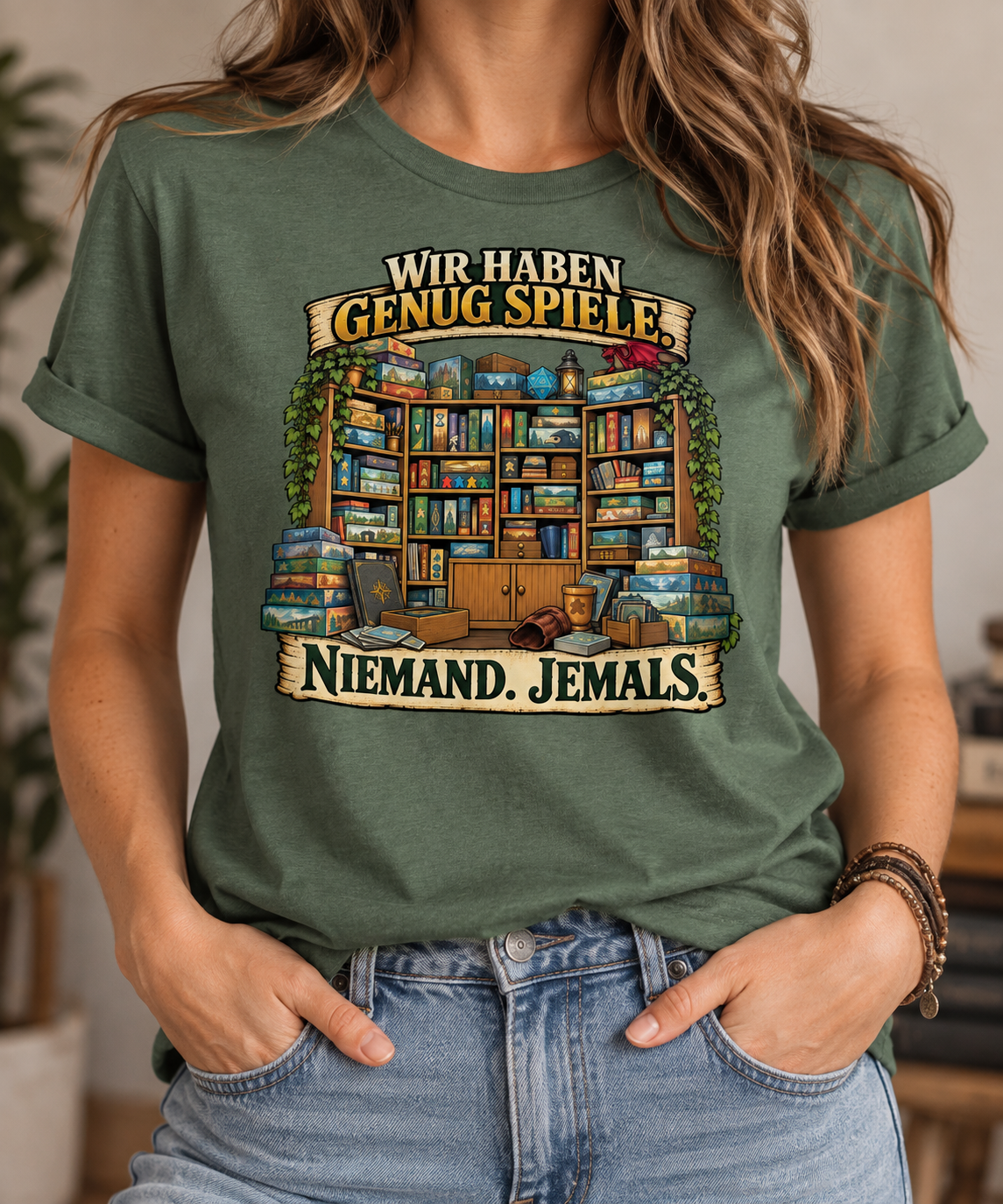 Wir haben genug Spiele - Heavy Cotton T-Shirt