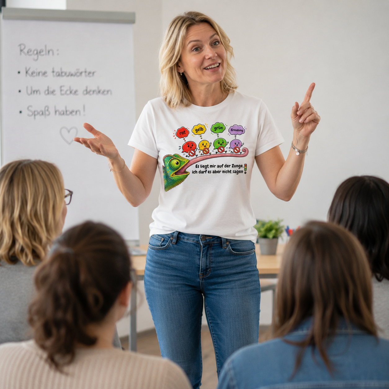 Wort-Chamäleon – Meister der Umschreibung - Heavy Cotton T-Shirt