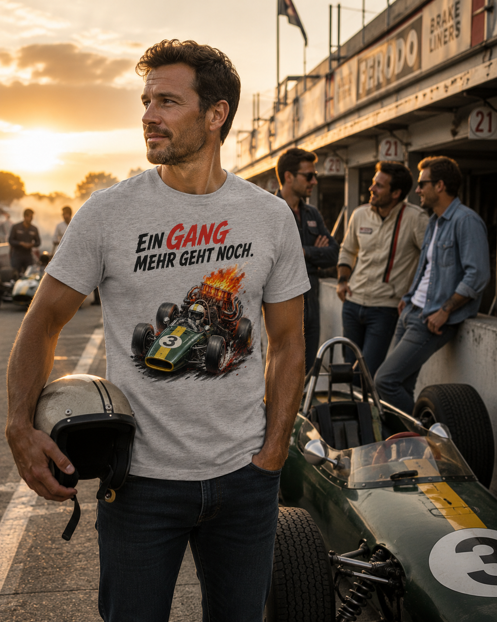Ein Gang mehr - Heavy Cotton T-Shirt