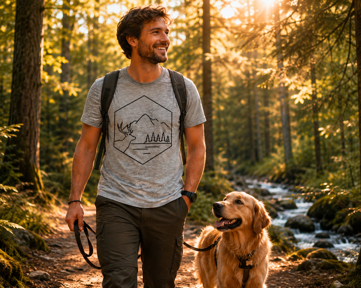 Natur im Gleichgewicht. - Heavy Cotton T-Shirt