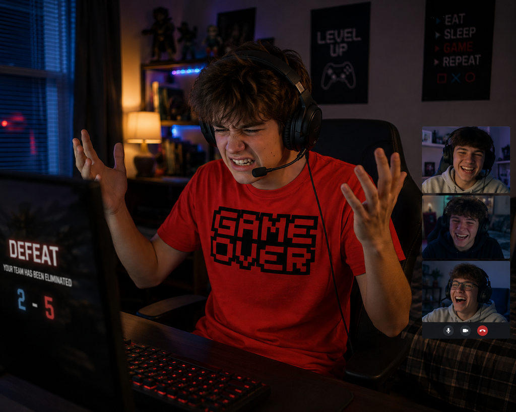 Game Over - Heavy Cotton T-Shirt