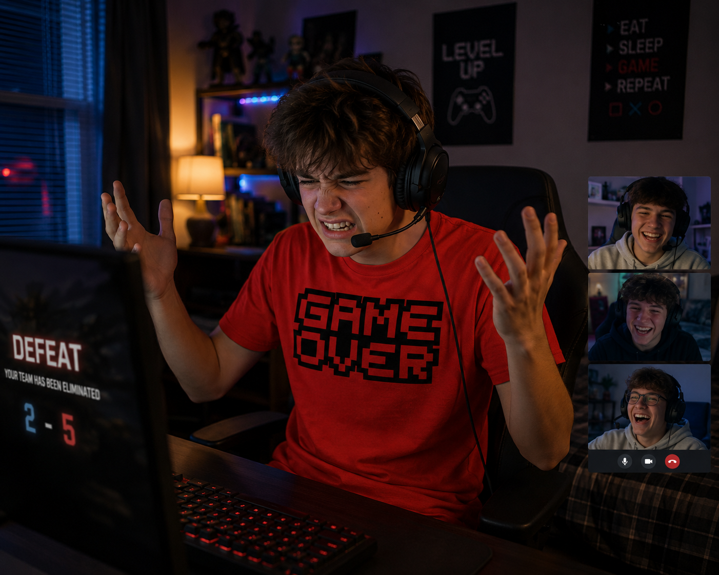 Game Over - Heavy Cotton T-Shirt
