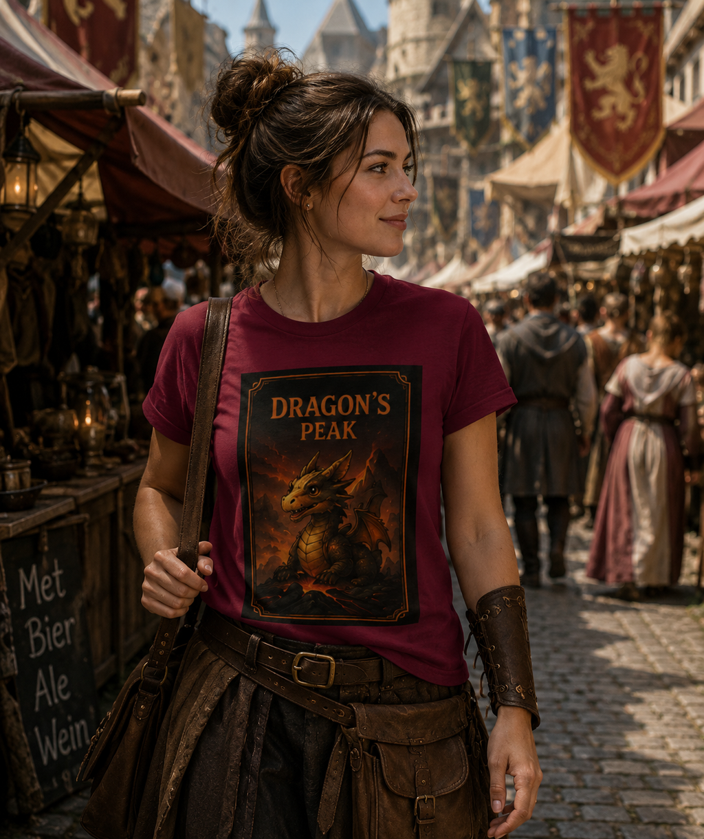 Dragon´s Peak - Heavy Cotton T-Shirt