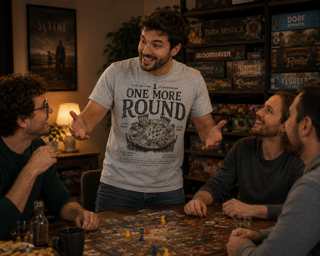 One More Round - Heavy Cotton T-Shirt