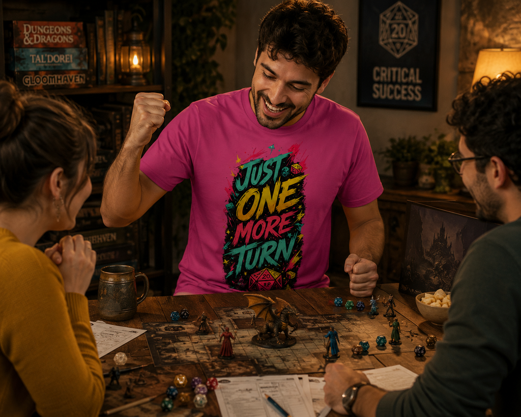 Just One More Turn! - Heavy Cotton T-Shirt