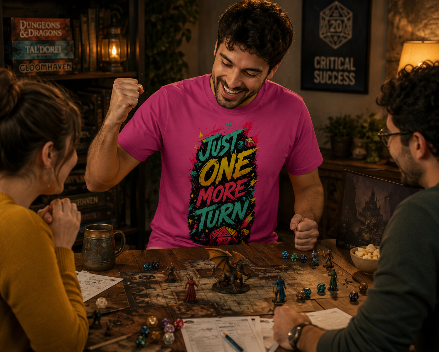 Just One More Turn! - Heavy Cotton T-Shirt