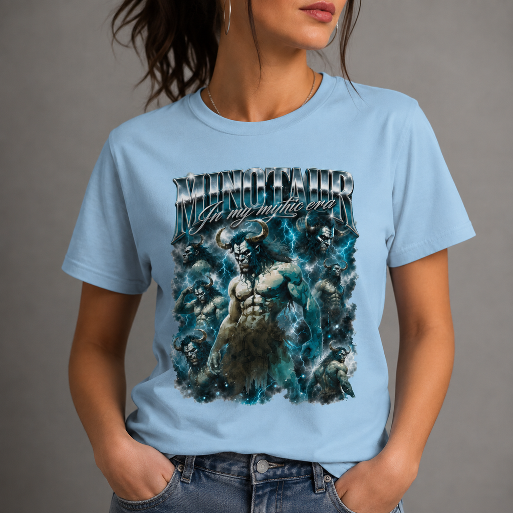 Minotaur in My Mythic Era - Heavy Cotton T-Shirt
