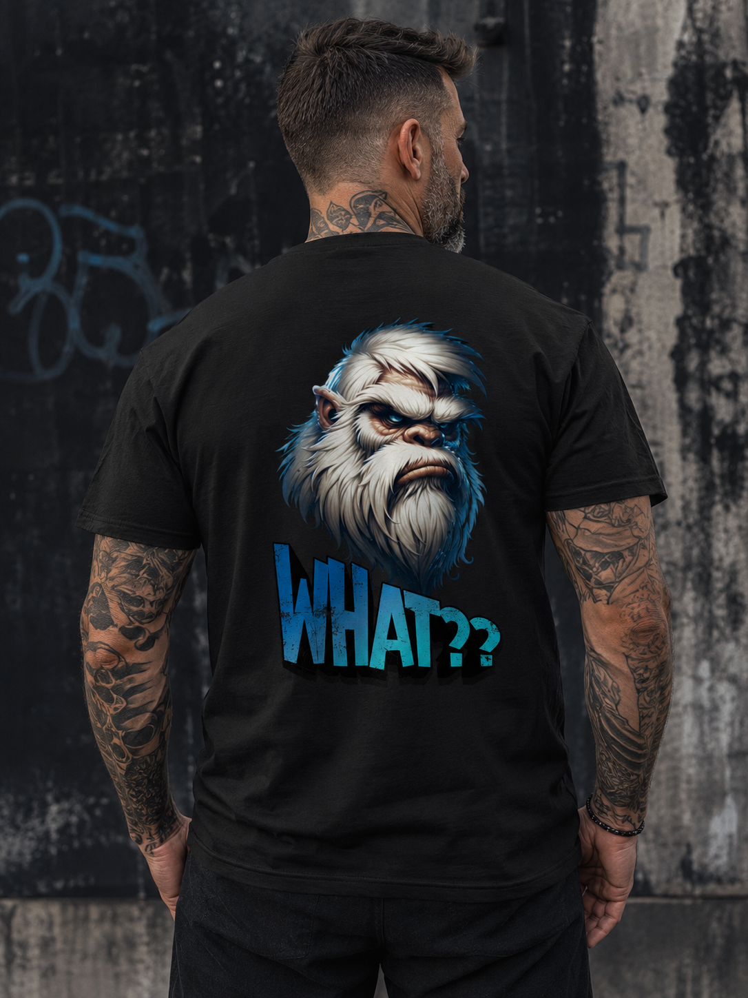 WHAT?? – Yeti Gamer Reaction - Heavy Cotton T-Shirt