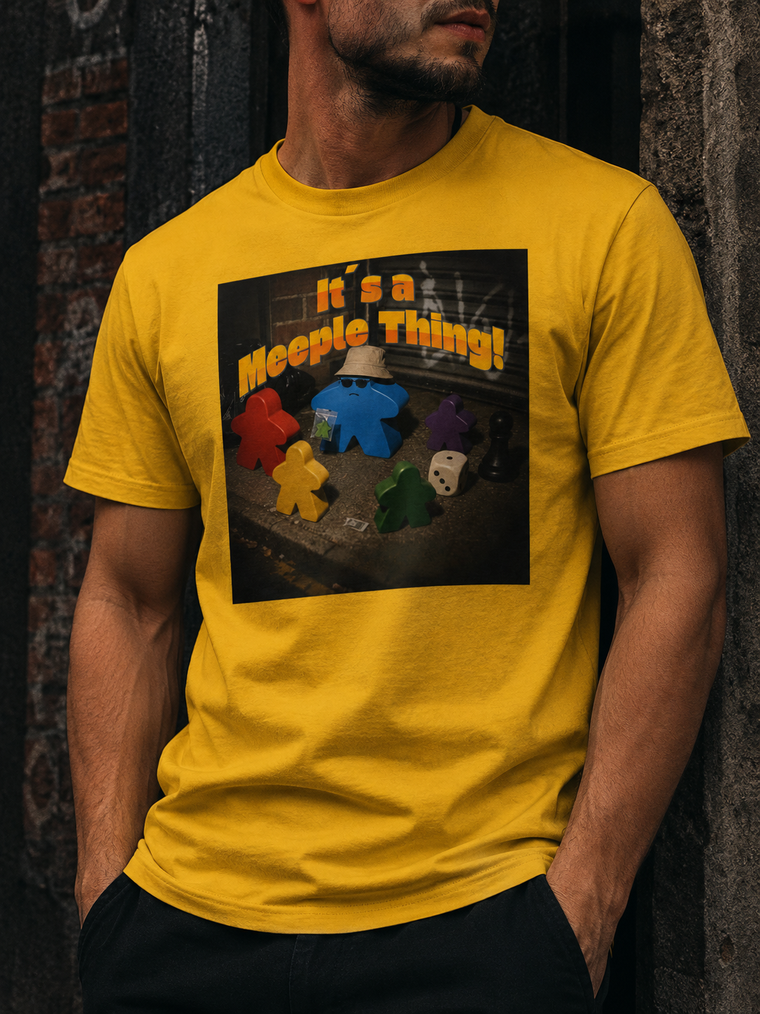 It's a Meeple Thing! - Heavy Cotton T-Shirt