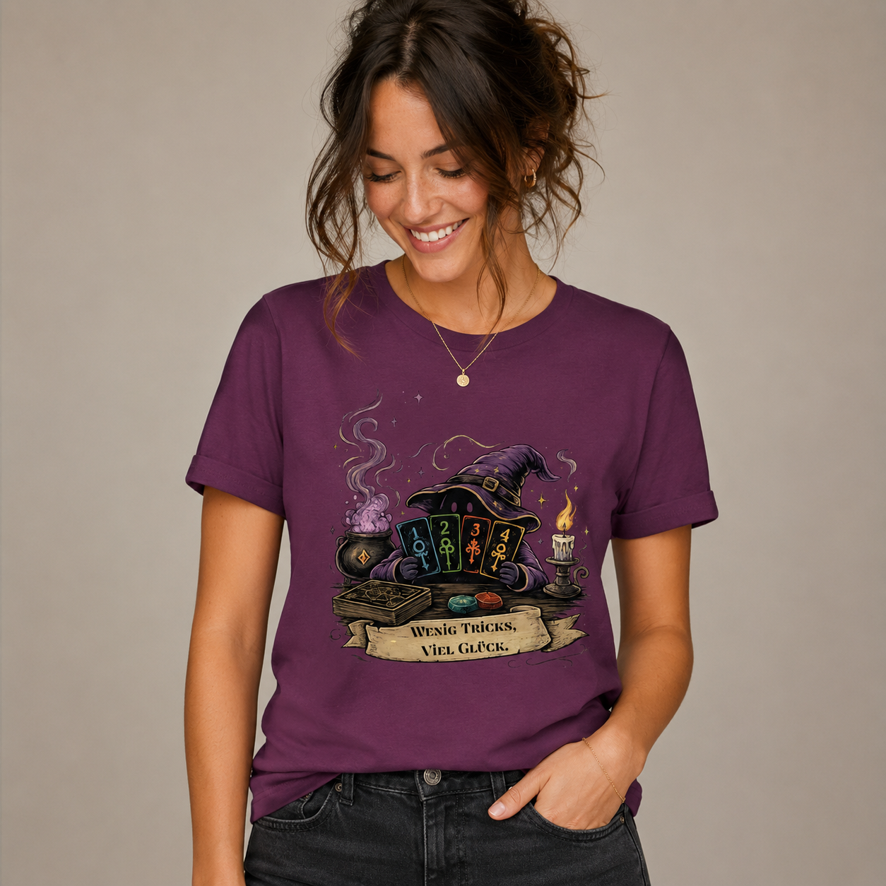 Wenig Tricks, viel Glück - Heavy Cotton T-Shirt