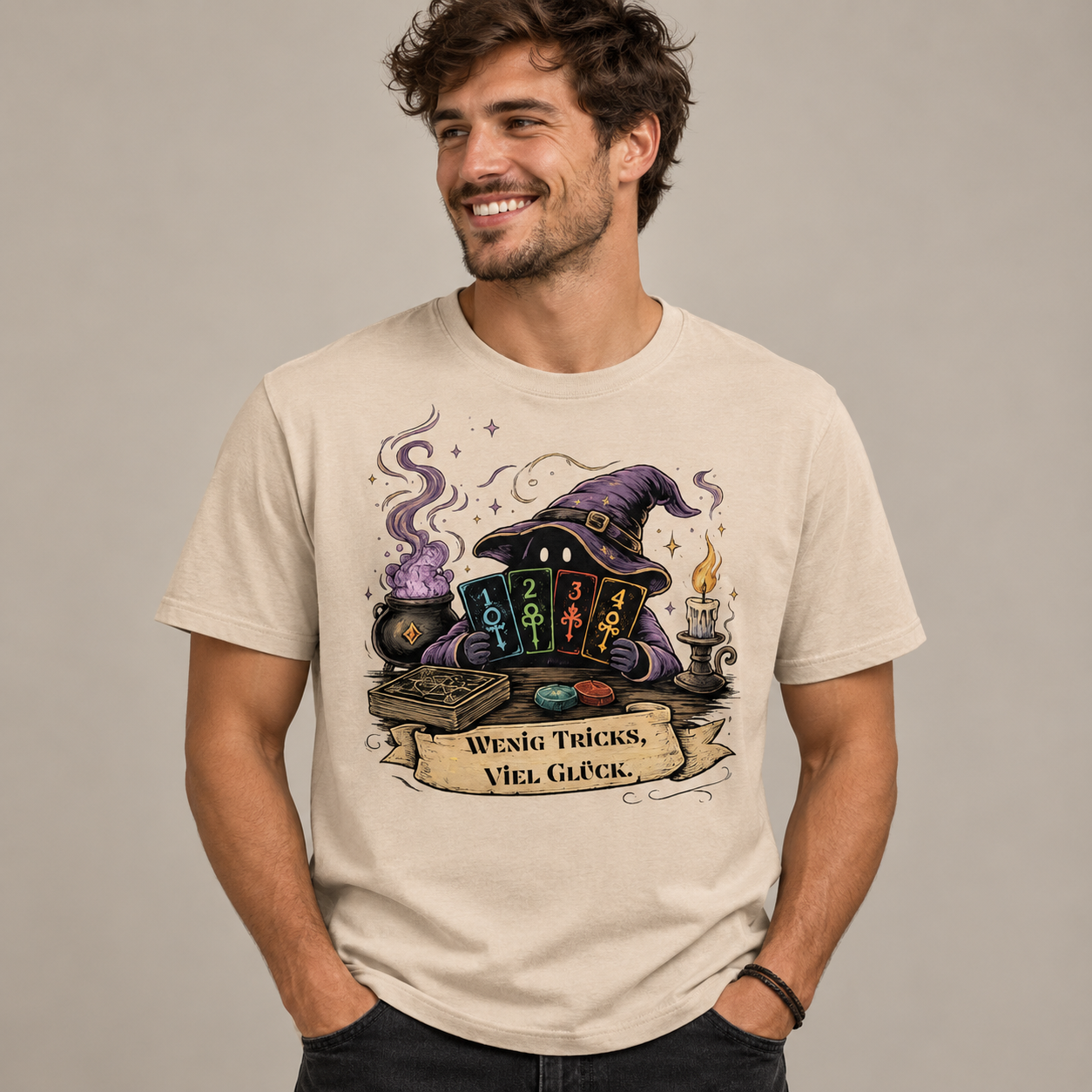 Wenig Tricks, viel Glück - Heavy Cotton T-Shirt