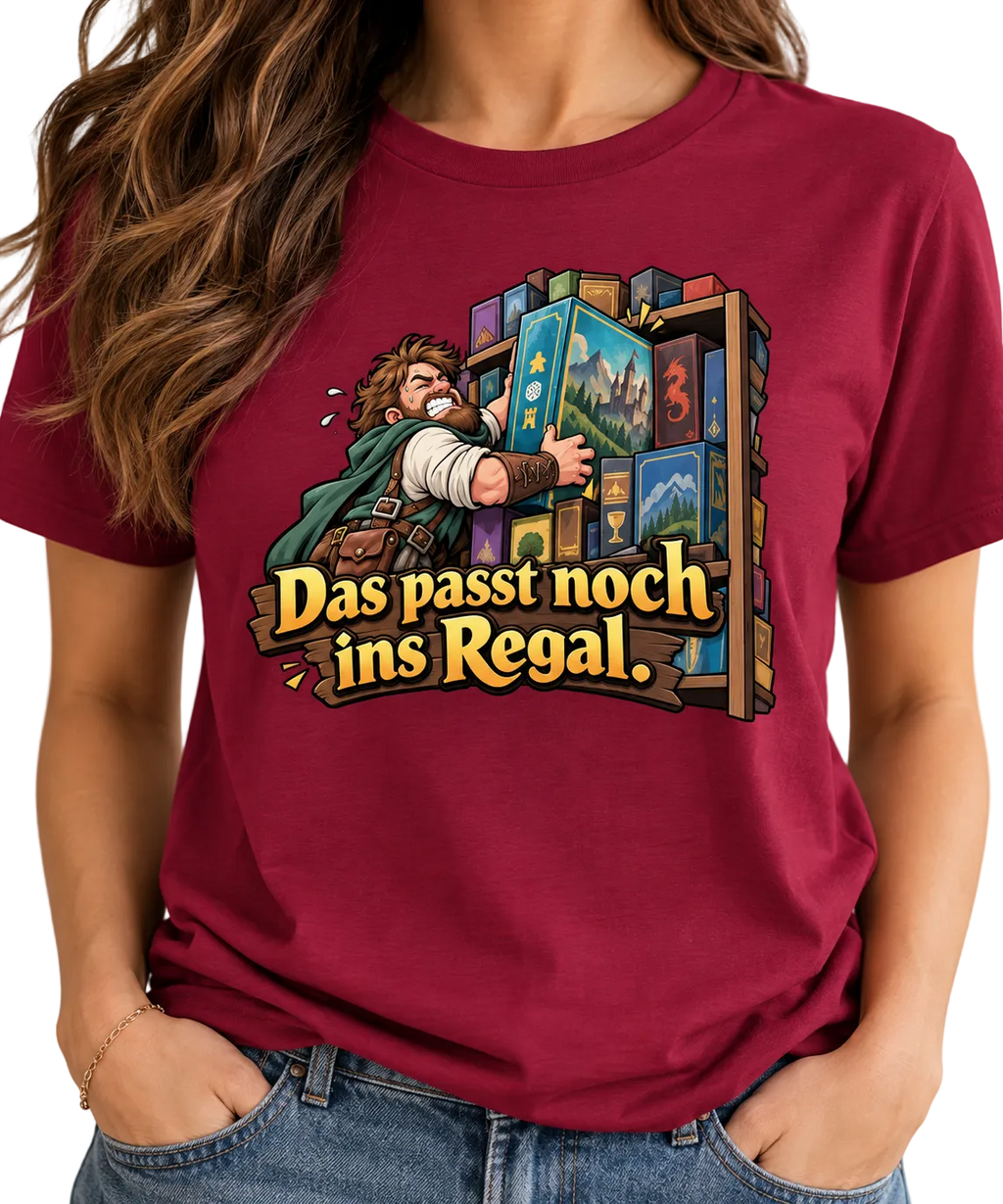 Das passt noch ins Regal - Heavy Cotton T-Shirt