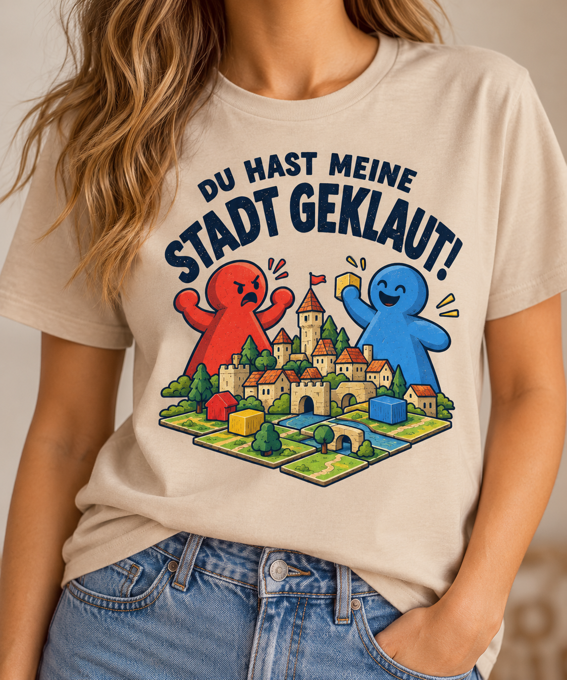 Stadtmauer der Freundschaft - Heavy Cotton T-Shirt