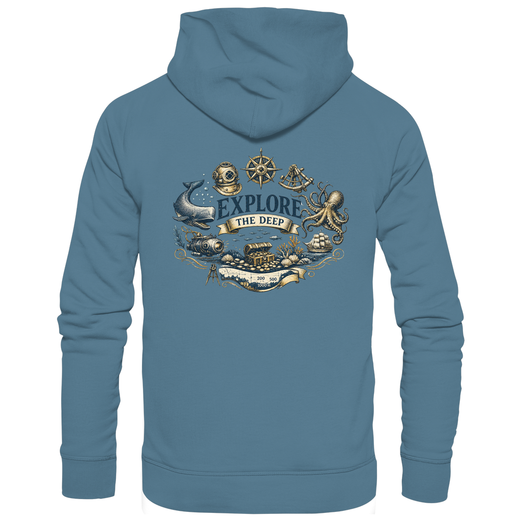 Explore the Deep - Basic Unisex Hoodie