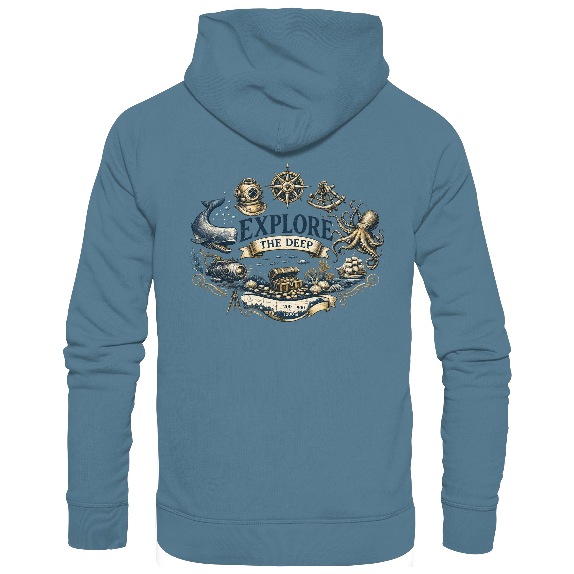 Explore the Deep - Basic Unisex Hoodie