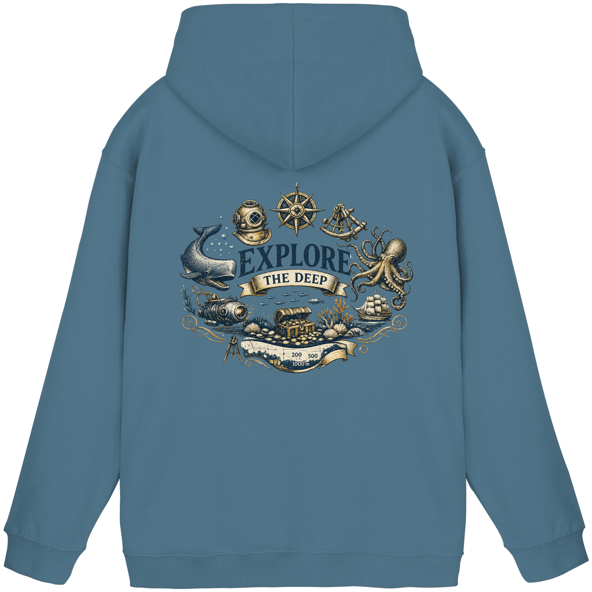 Explore the Deep - Basic Unisex Hoodie