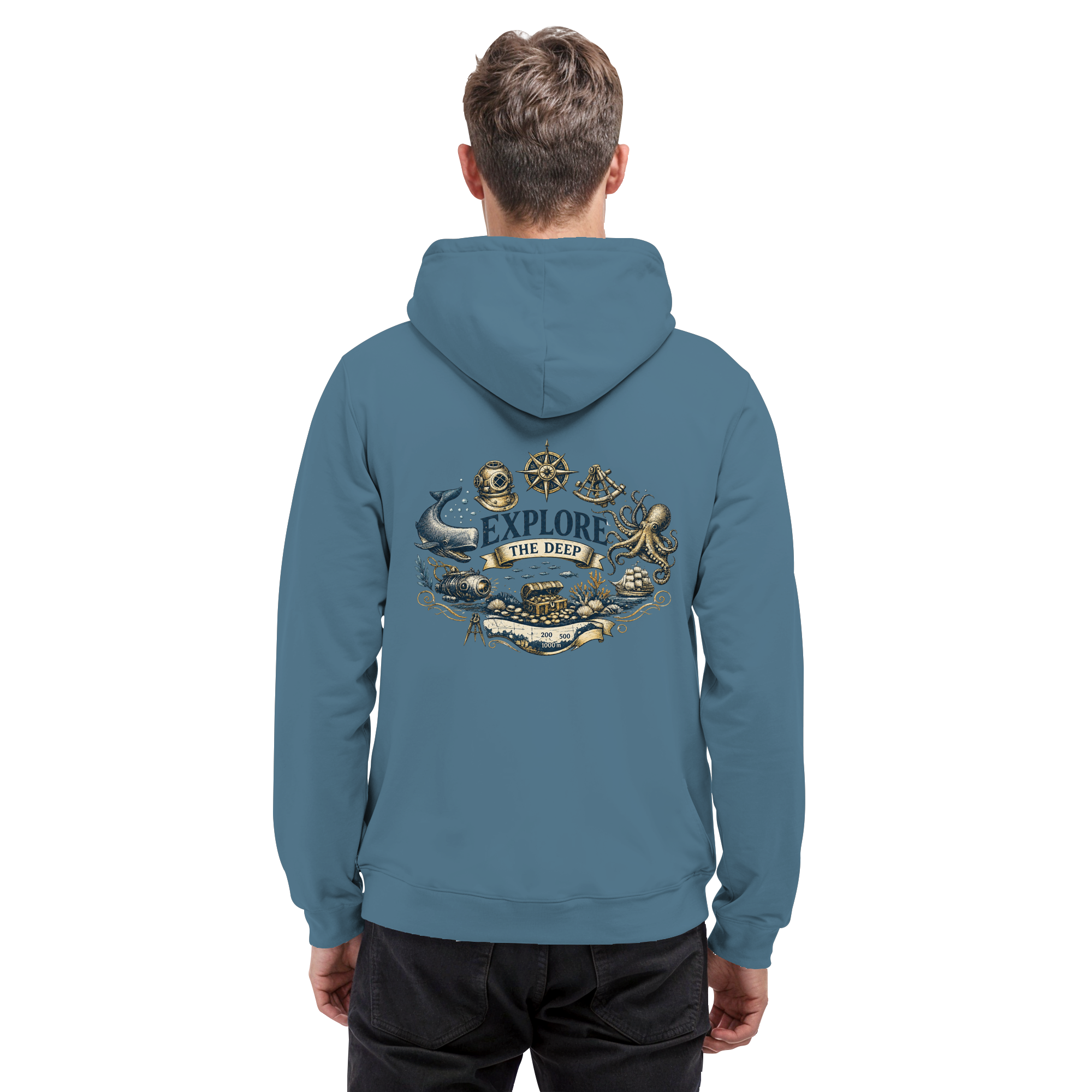 Explore the Deep - Basic Unisex Hoodie