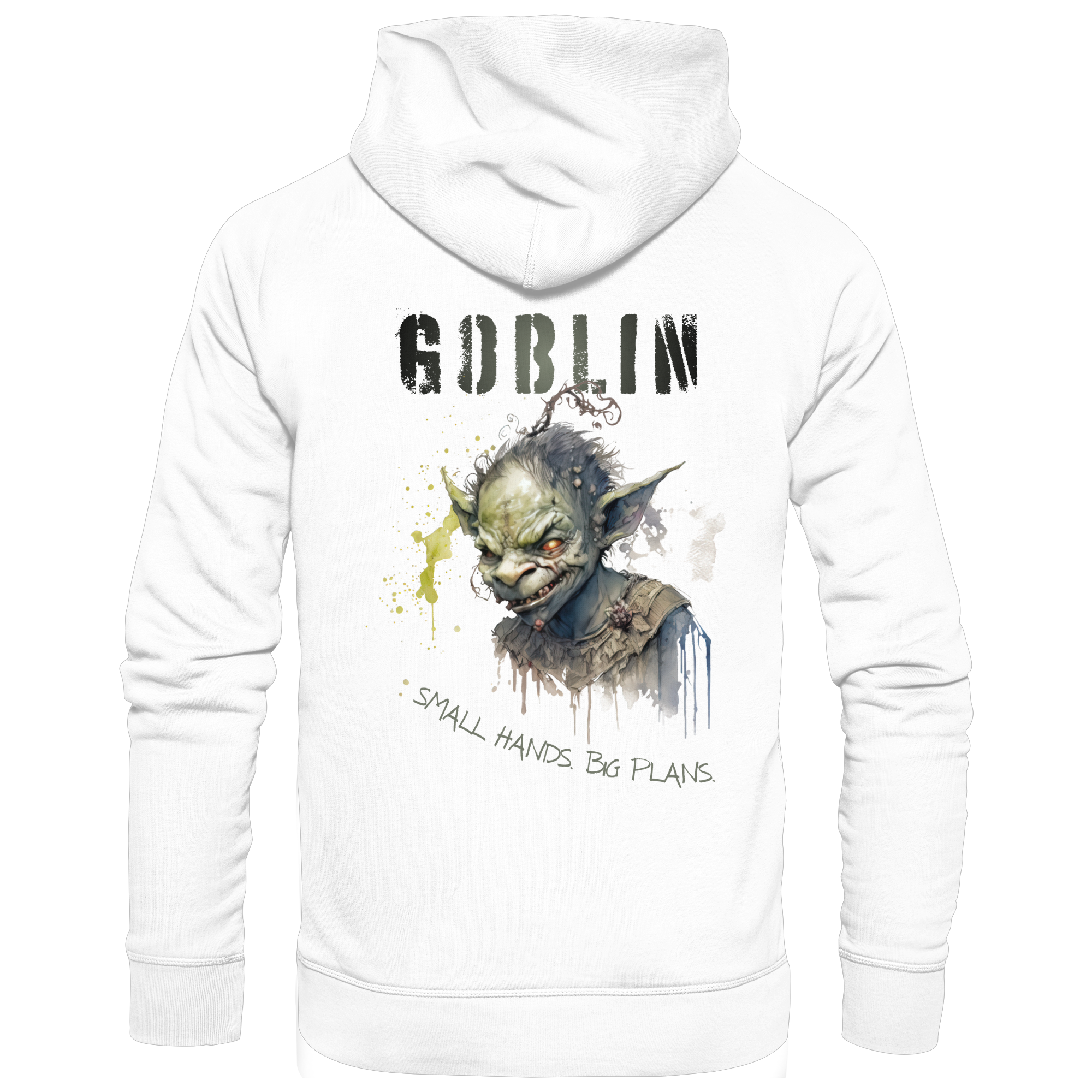 Goblin – Small Hands. Big Plans. - Basic Unisex Hoodie
