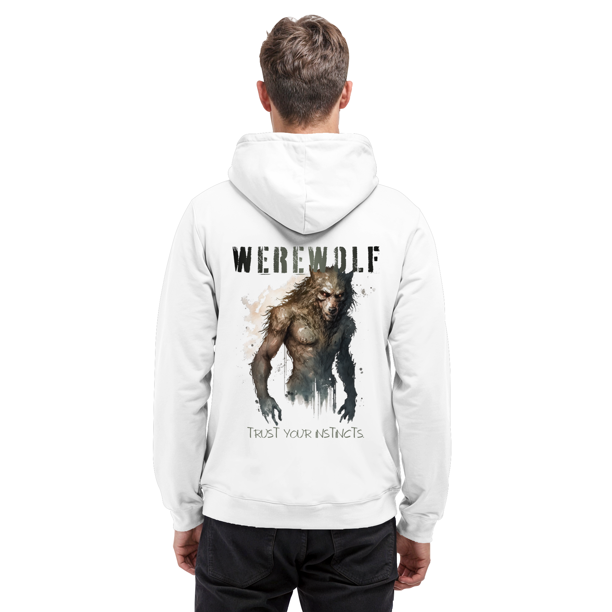 Werewolf – Trust Your Instincts - Basic Unisex Hoodie