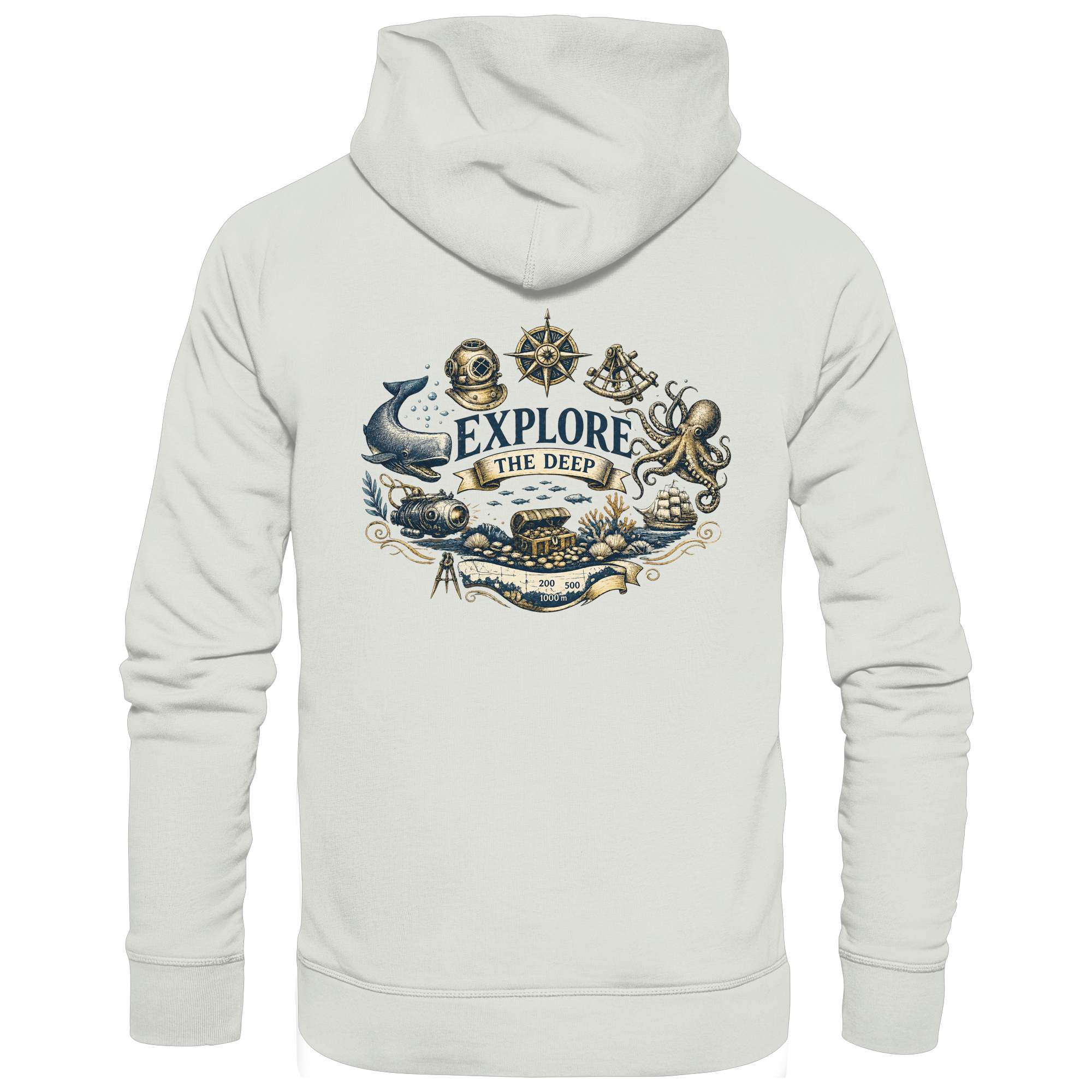 Explore the Deep - Basic Unisex Hoodie