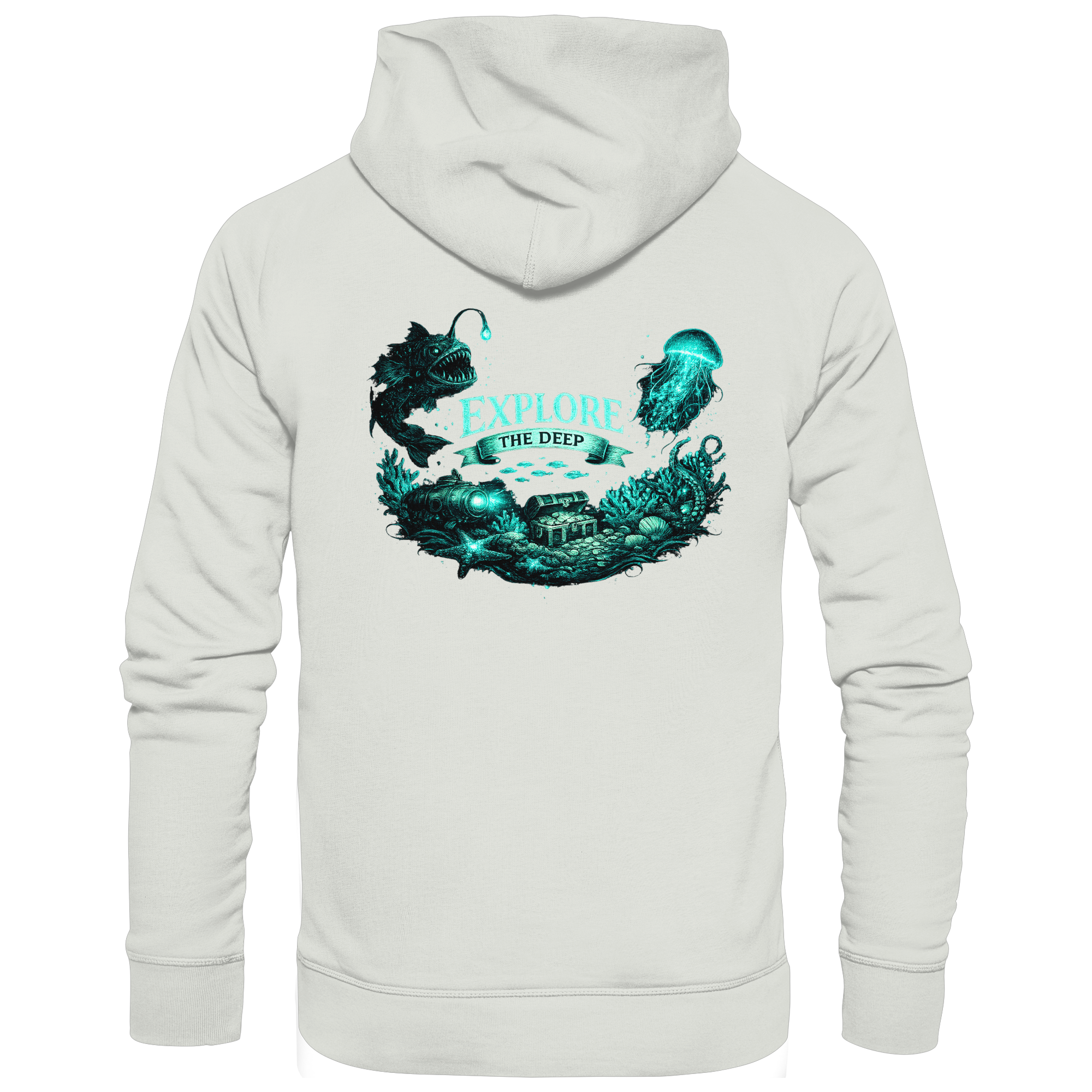 Bioluminescent Ocean - Basic Unisex Hoodie