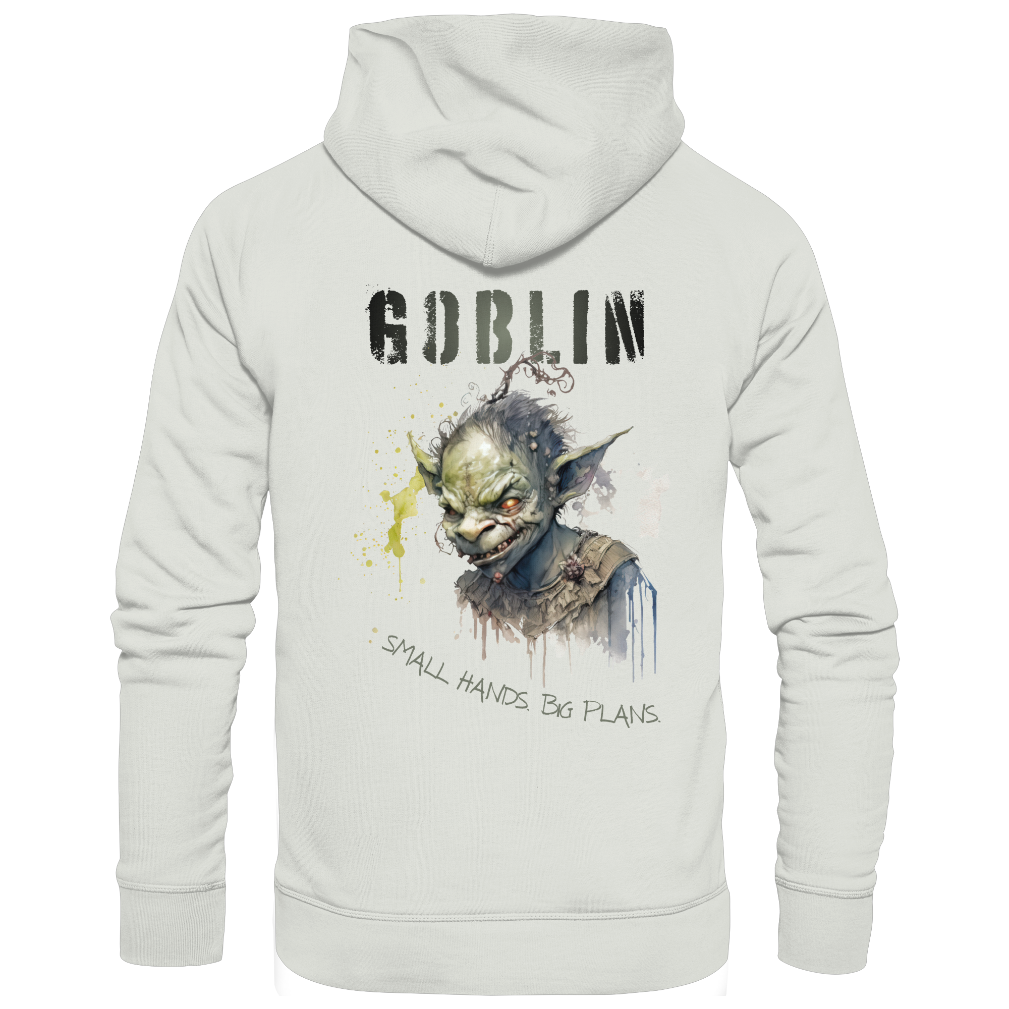Goblin – Small Hands. Big Plans. - Basic Unisex Hoodie