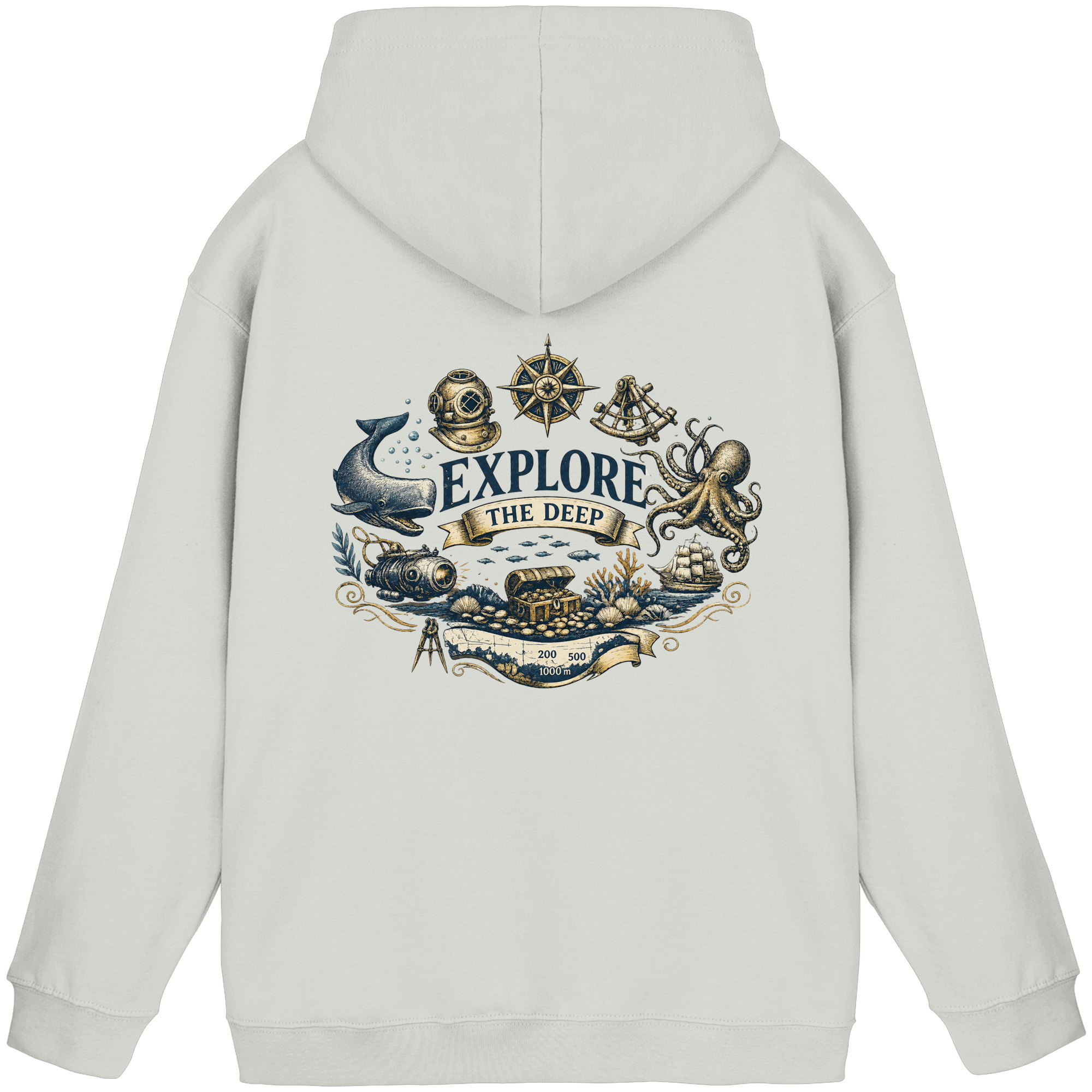 Explore the Deep - Basic Unisex Hoodie