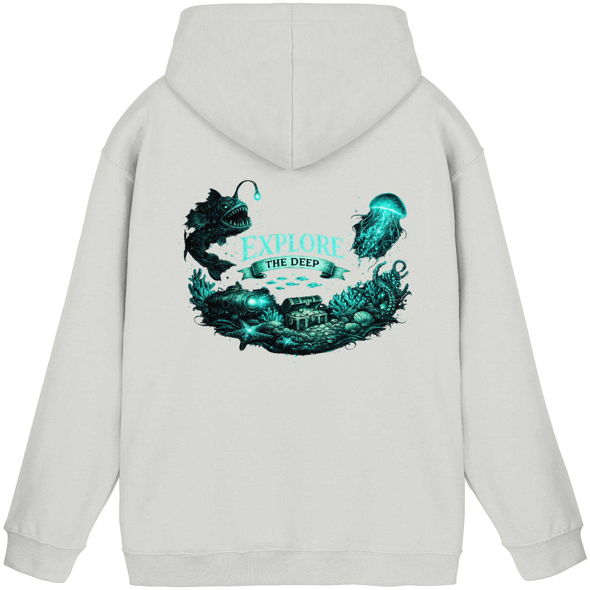 Bioluminescent Ocean - Basic Unisex Hoodie