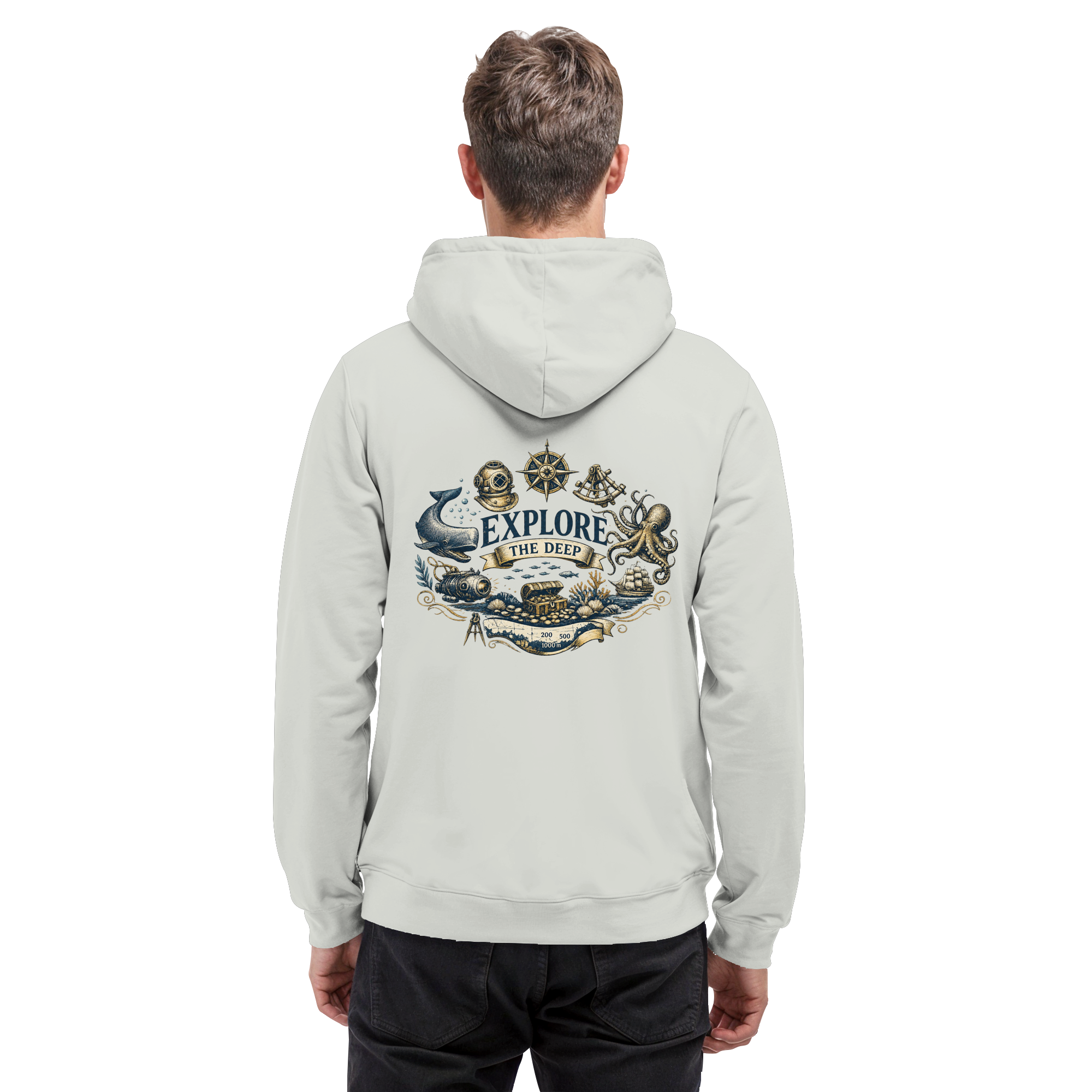 Explore the Deep - Basic Unisex Hoodie