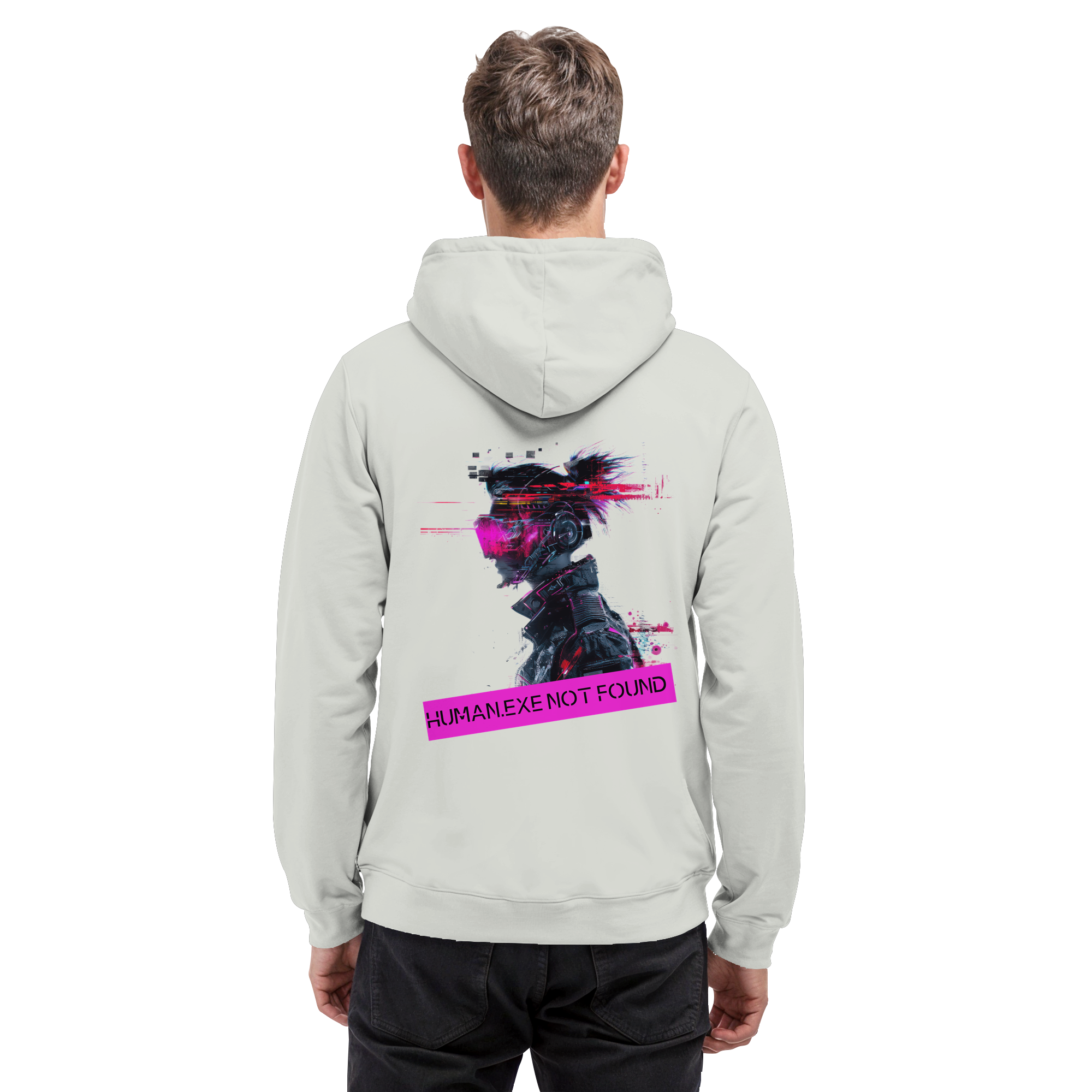 Human.exe Not Found - Basic Unisex Hoodie