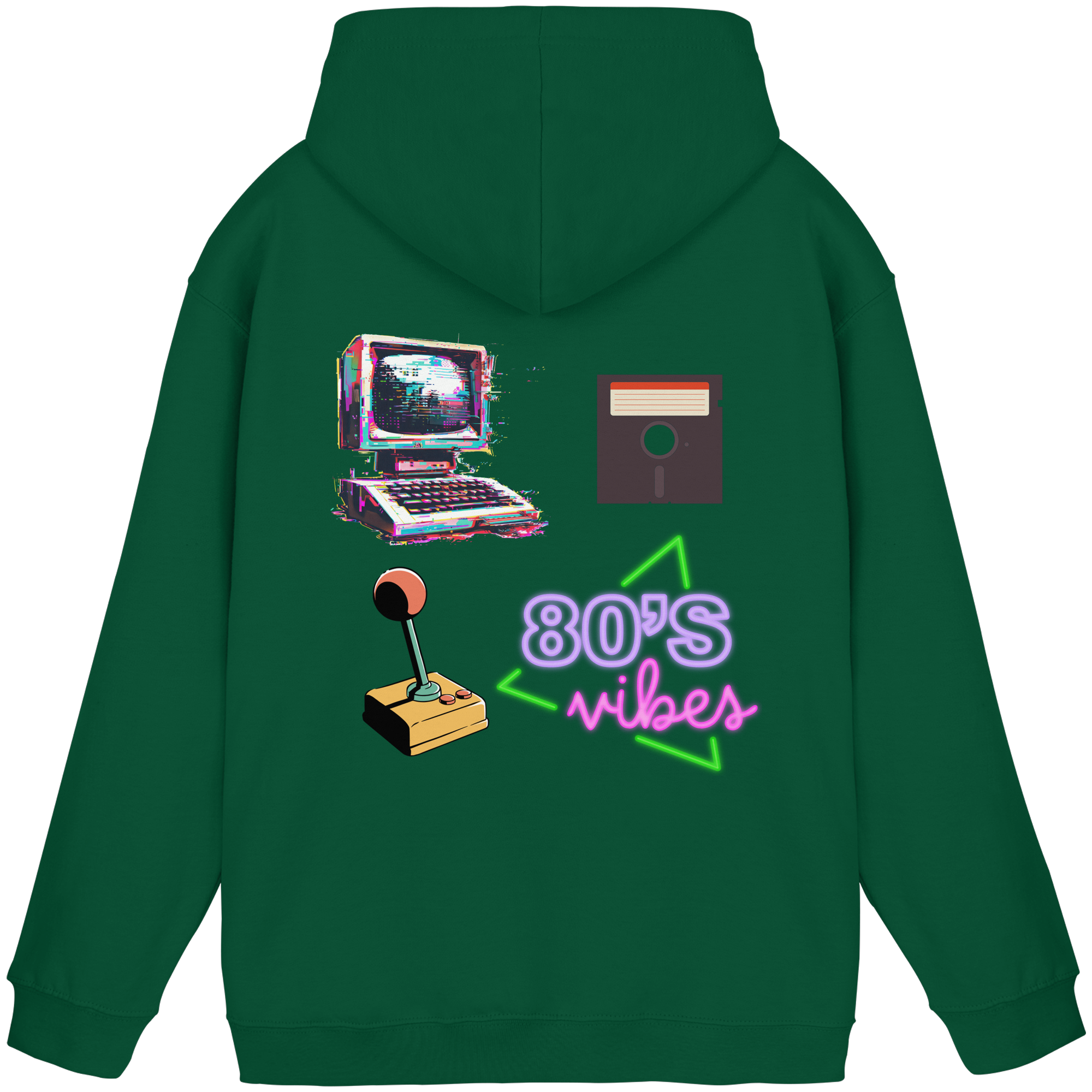 80's Gaming - Basic Unisex Hoodie