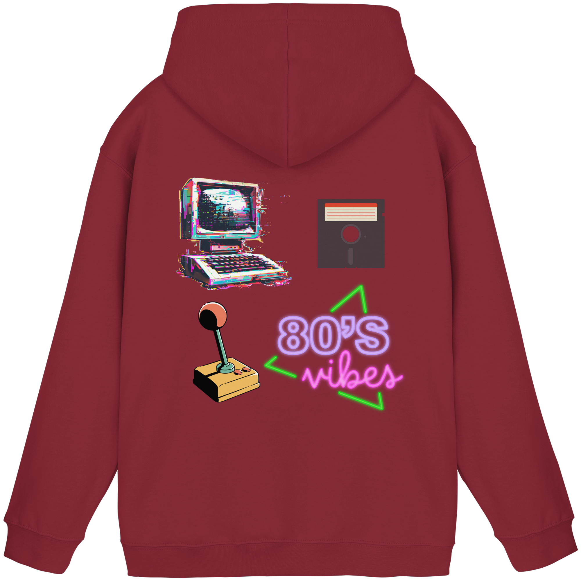 80's Gaming - Basic Unisex Hoodie