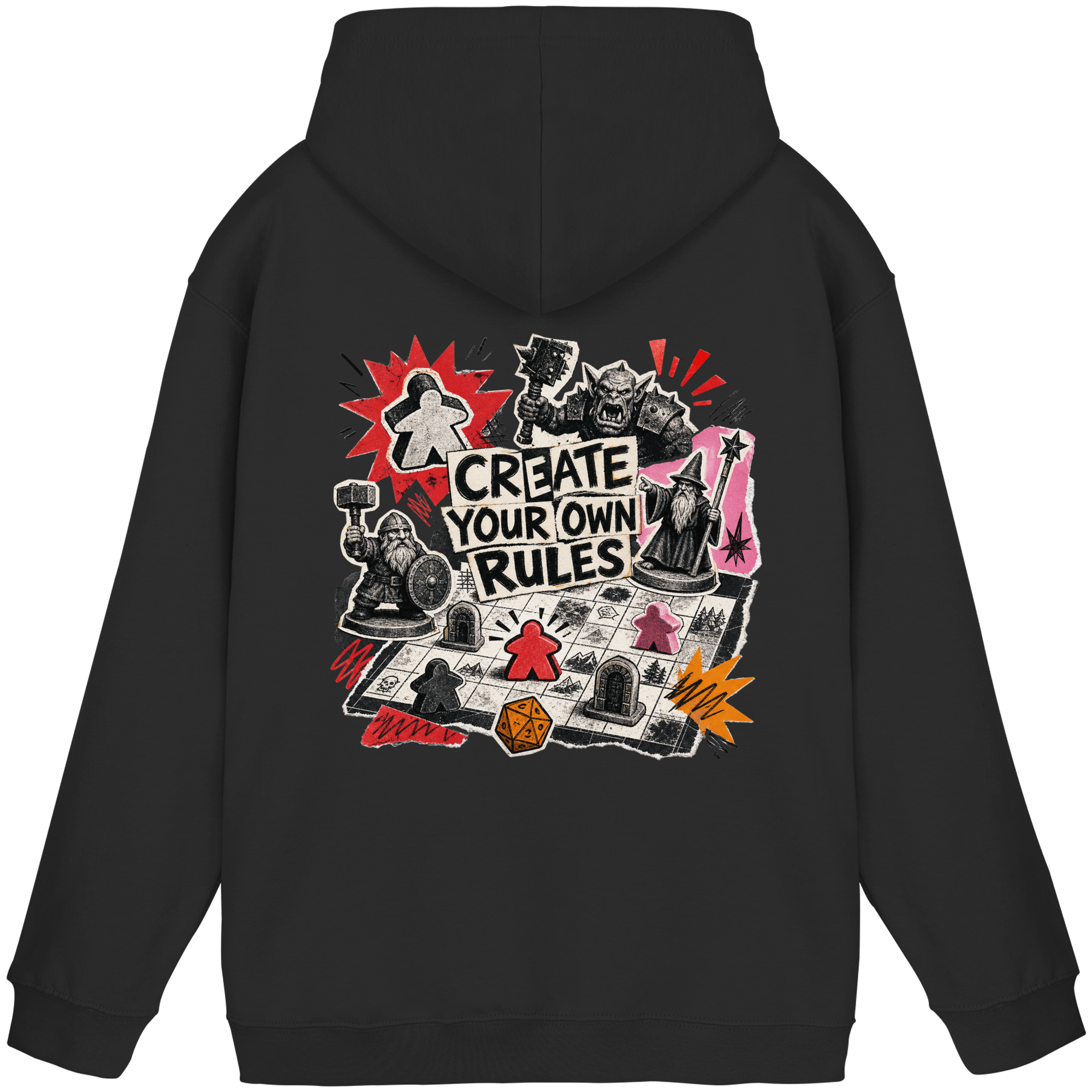 Create Your Own Rules - Basic Unisex Hoodie
