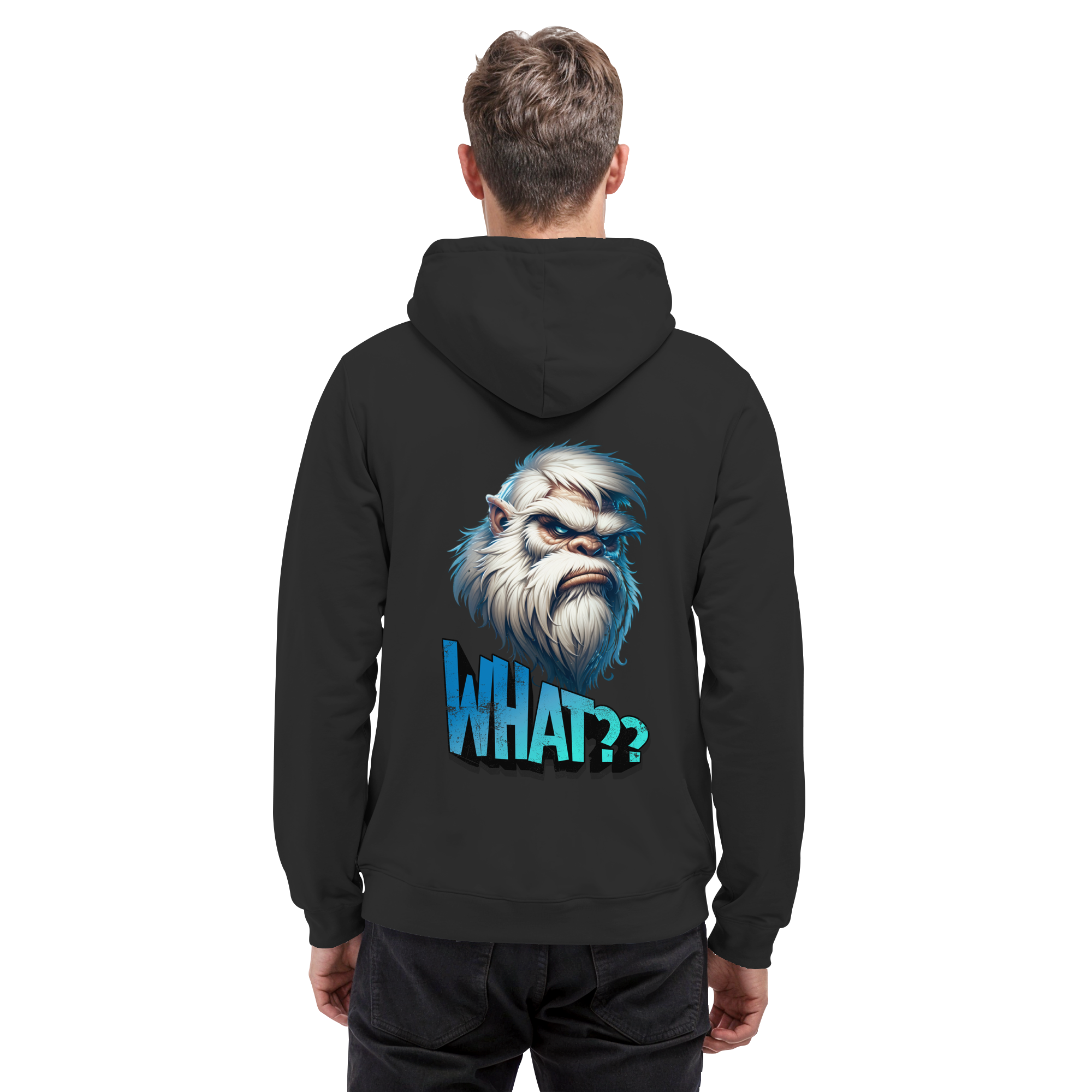 WHAT?? – Yeti Gamer Reaction - Basic Unisex Hoodie