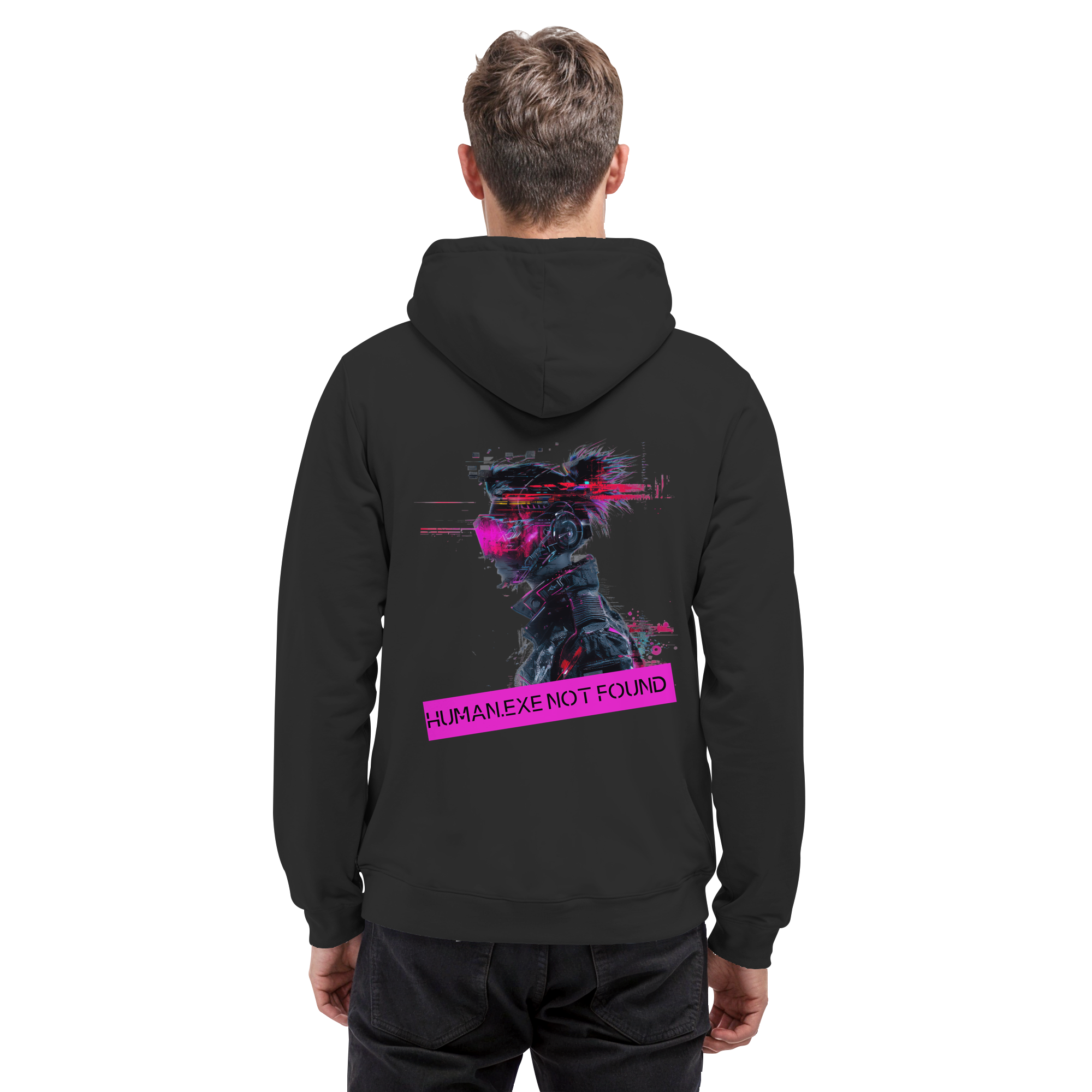 Human.exe Not Found - Basic Unisex Hoodie