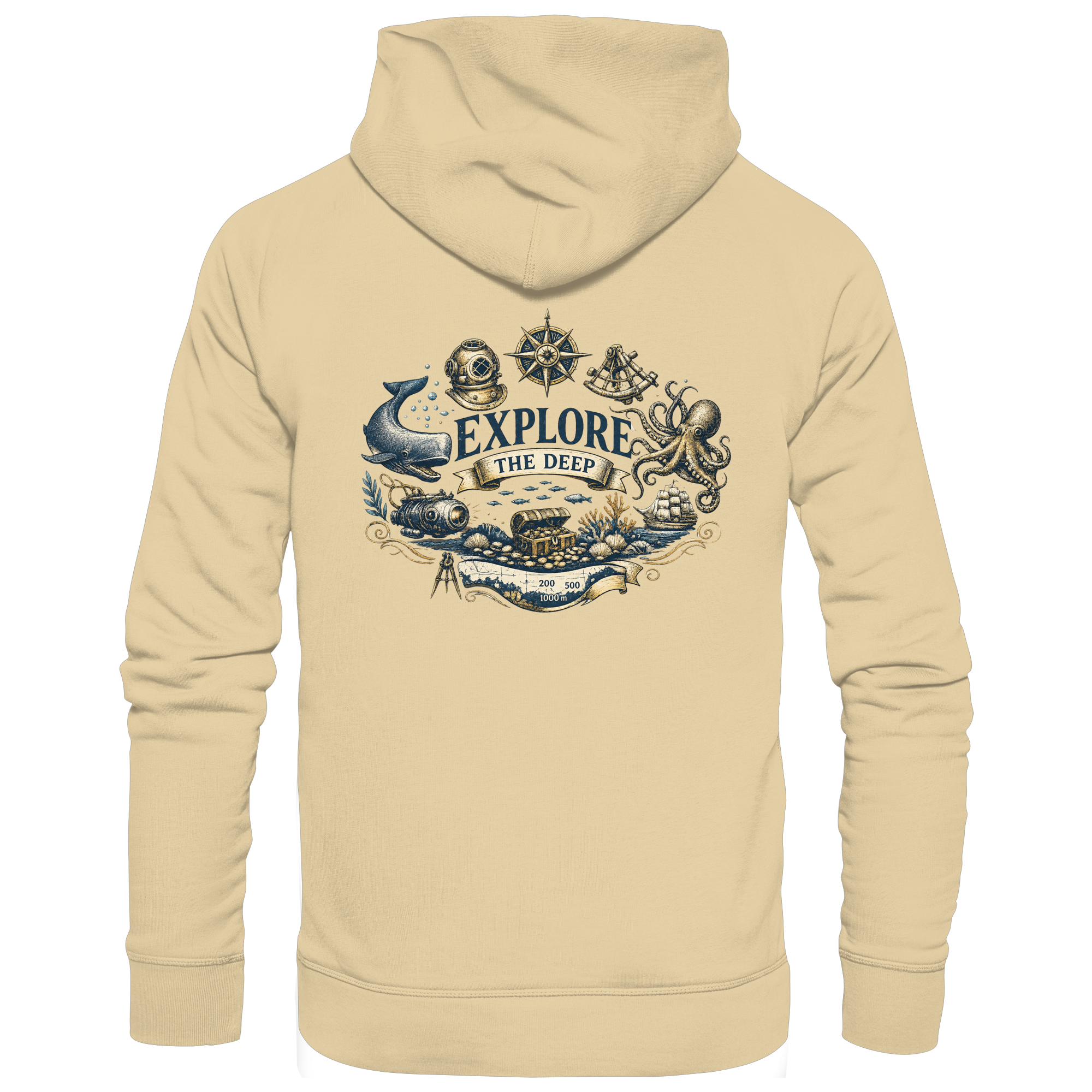 Explore the Deep - Basic Unisex Hoodie